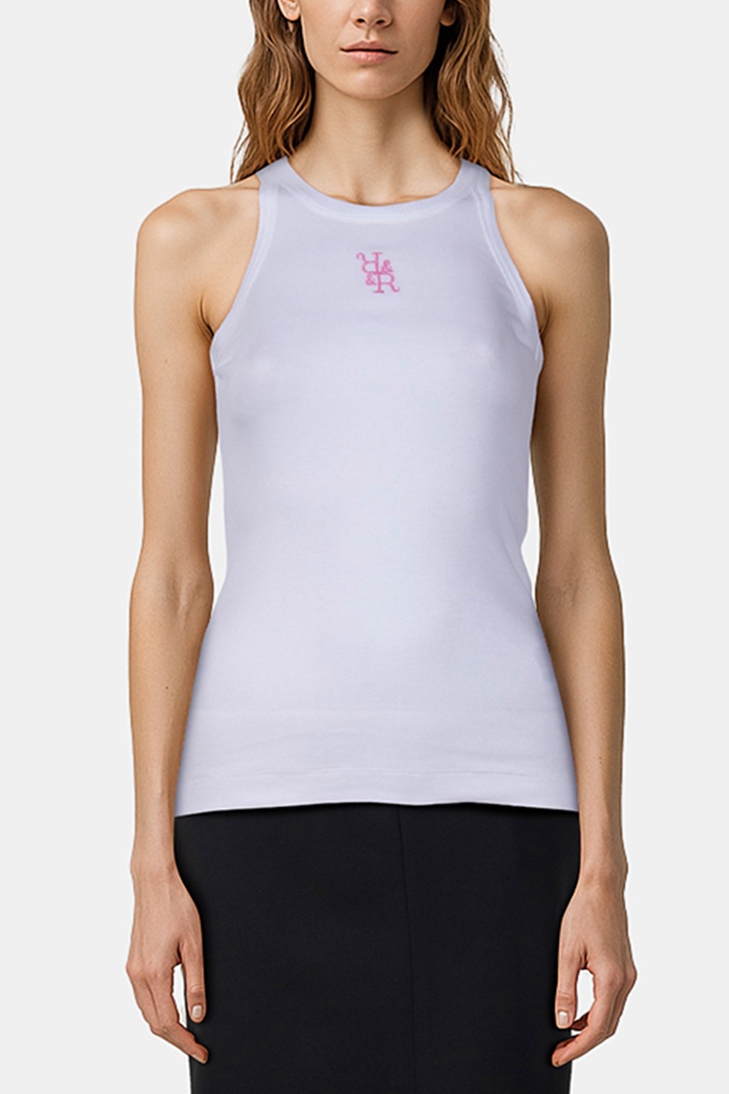 ORGANIC RIB TOP BRANDED SORBET PINK 1