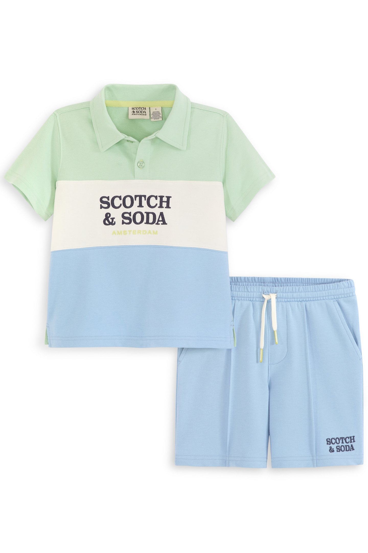 2PC BIG BOYS FRENCH TERRY SET LT BLUE PASTEL 1