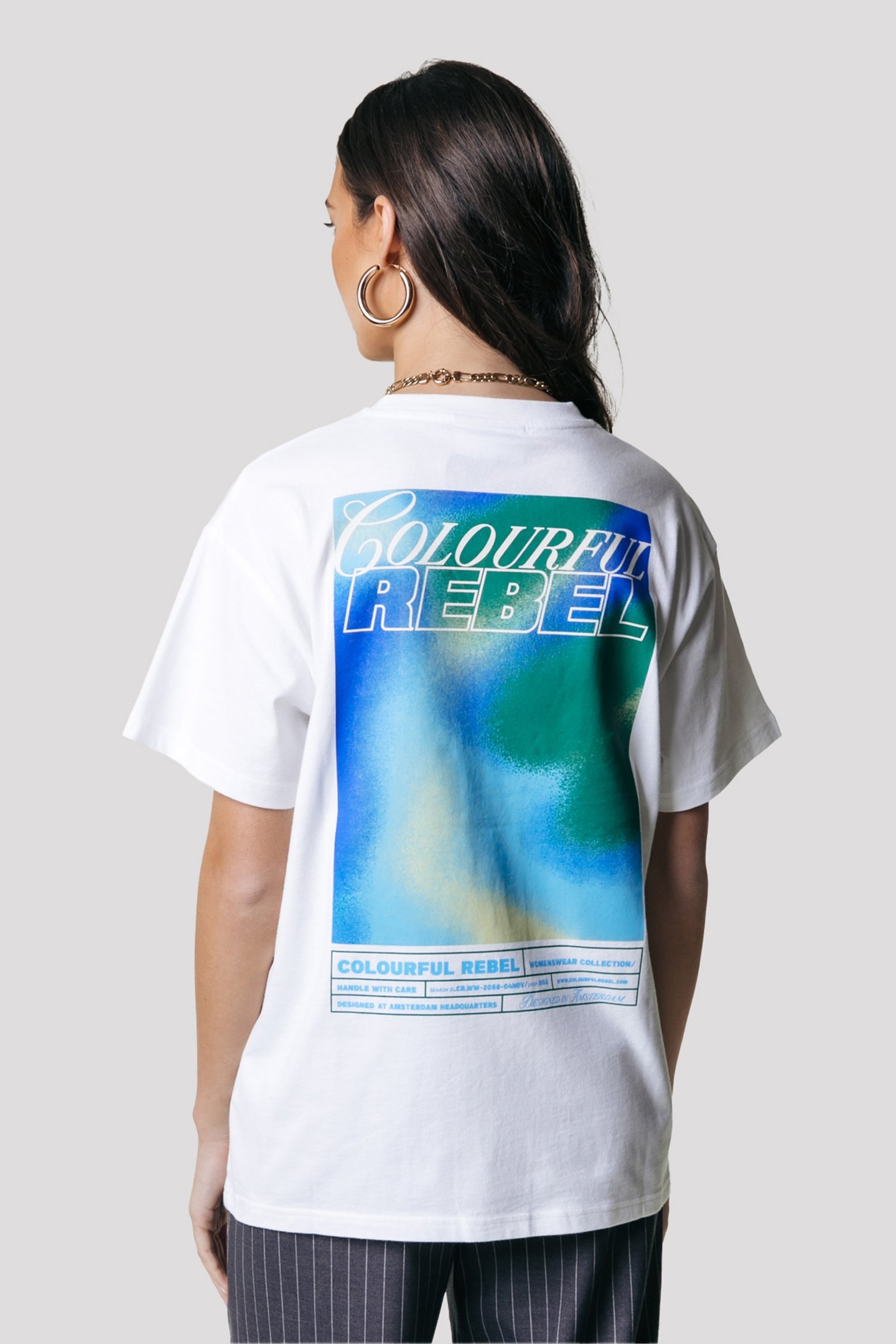 GRADIENT POSTER LOOSEFIT TEE STANDARD WHITE 2
