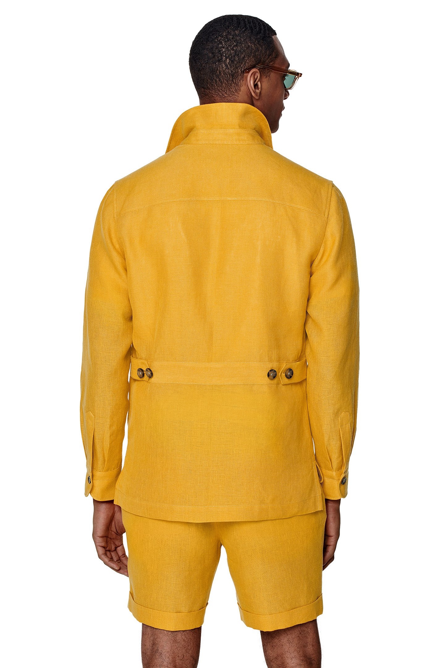 YELLOW RELAXED FIT SHIRT-JACKET YELLOW 2