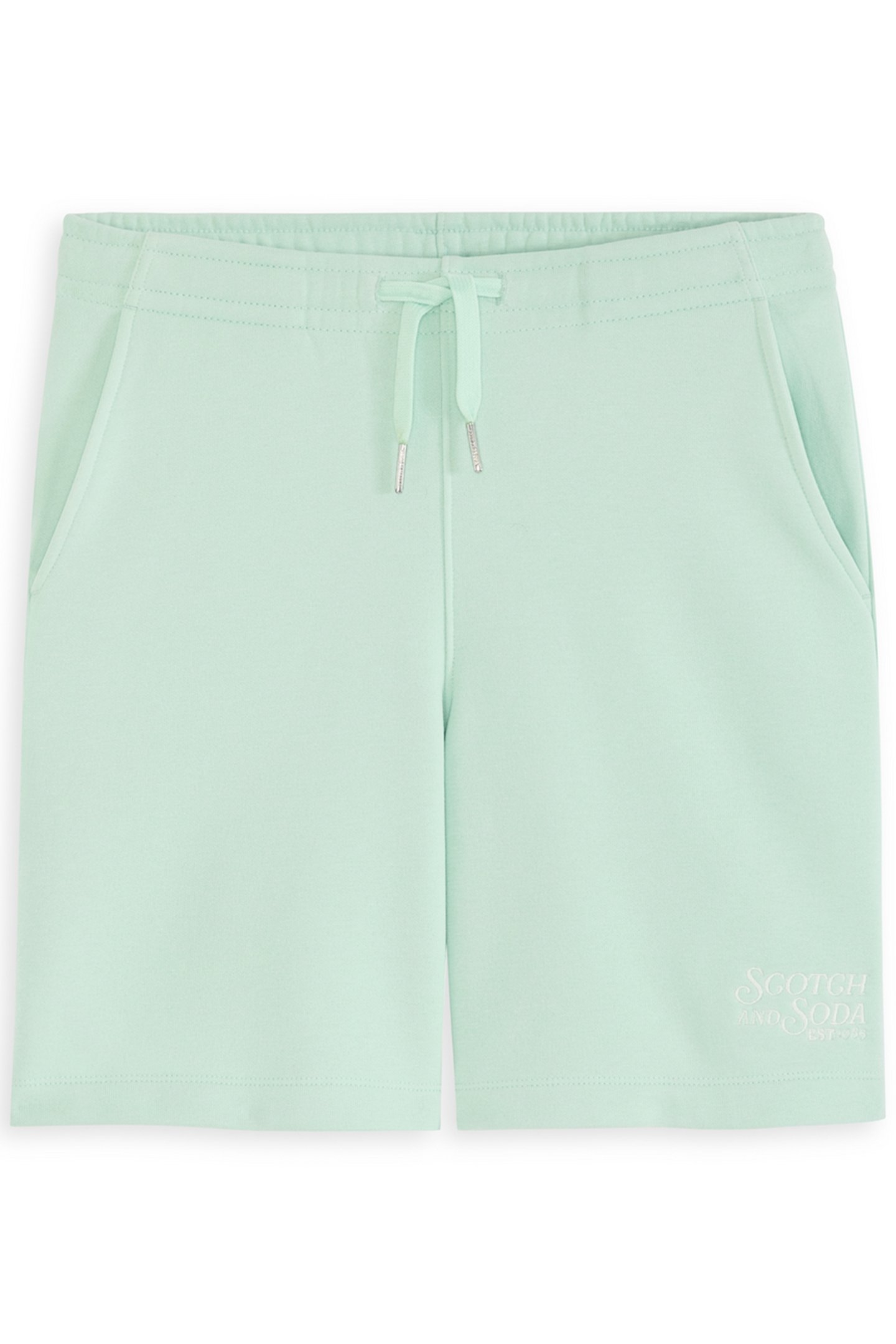 BOYS FLEECE SHORT LIGHT PASTEL GREEN 1