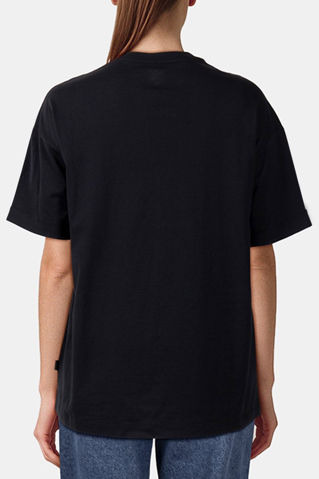 FLAMING LOGO OVERSIZED T-SHIRT CONVERSE BLACK 2