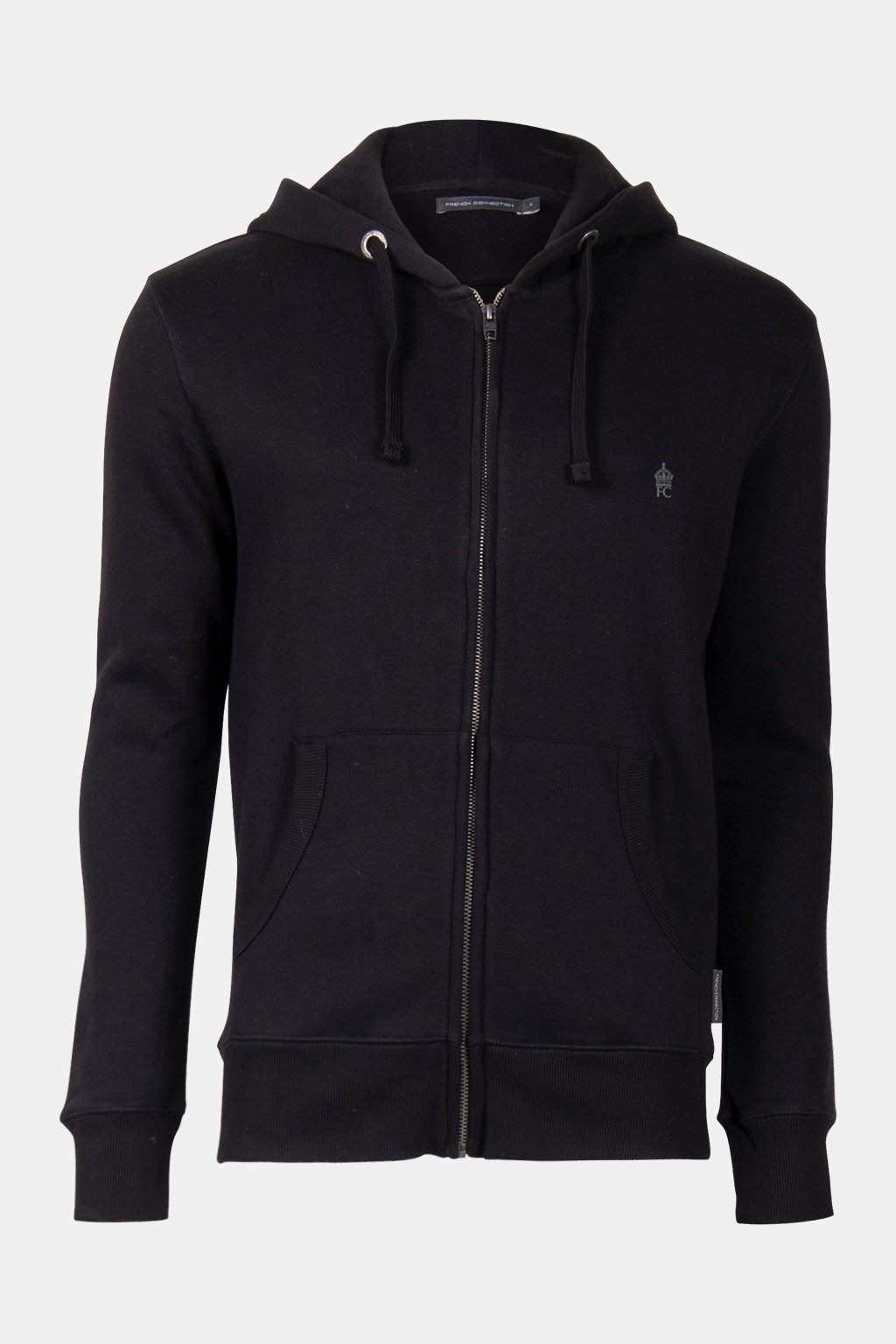 FC ZIP HOOD BLACK/GUNMETAL 3