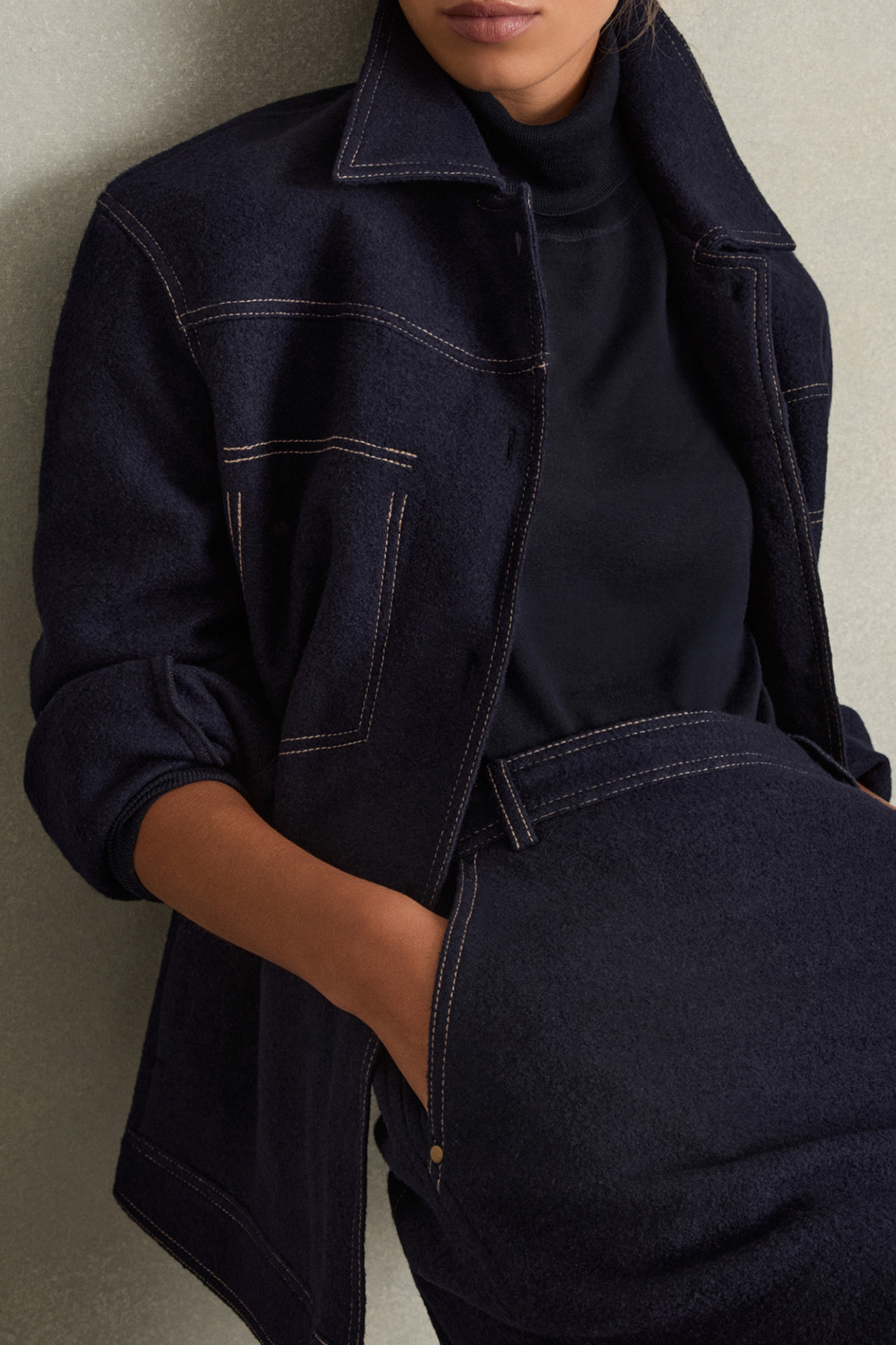 ELISE MINI SKIRT NAVY 5