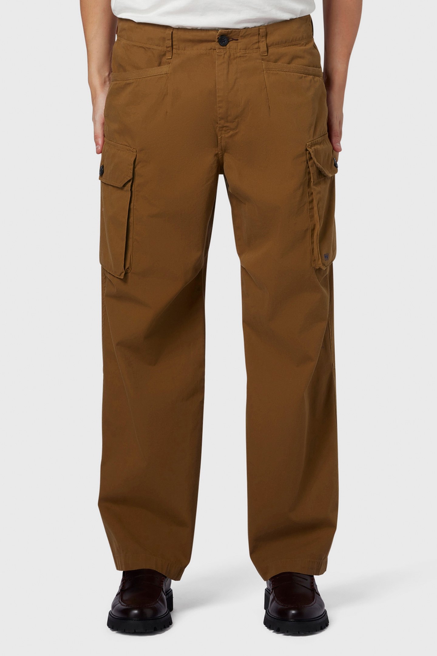 MENS LOOSE FIT CARGO PANT MUD 1