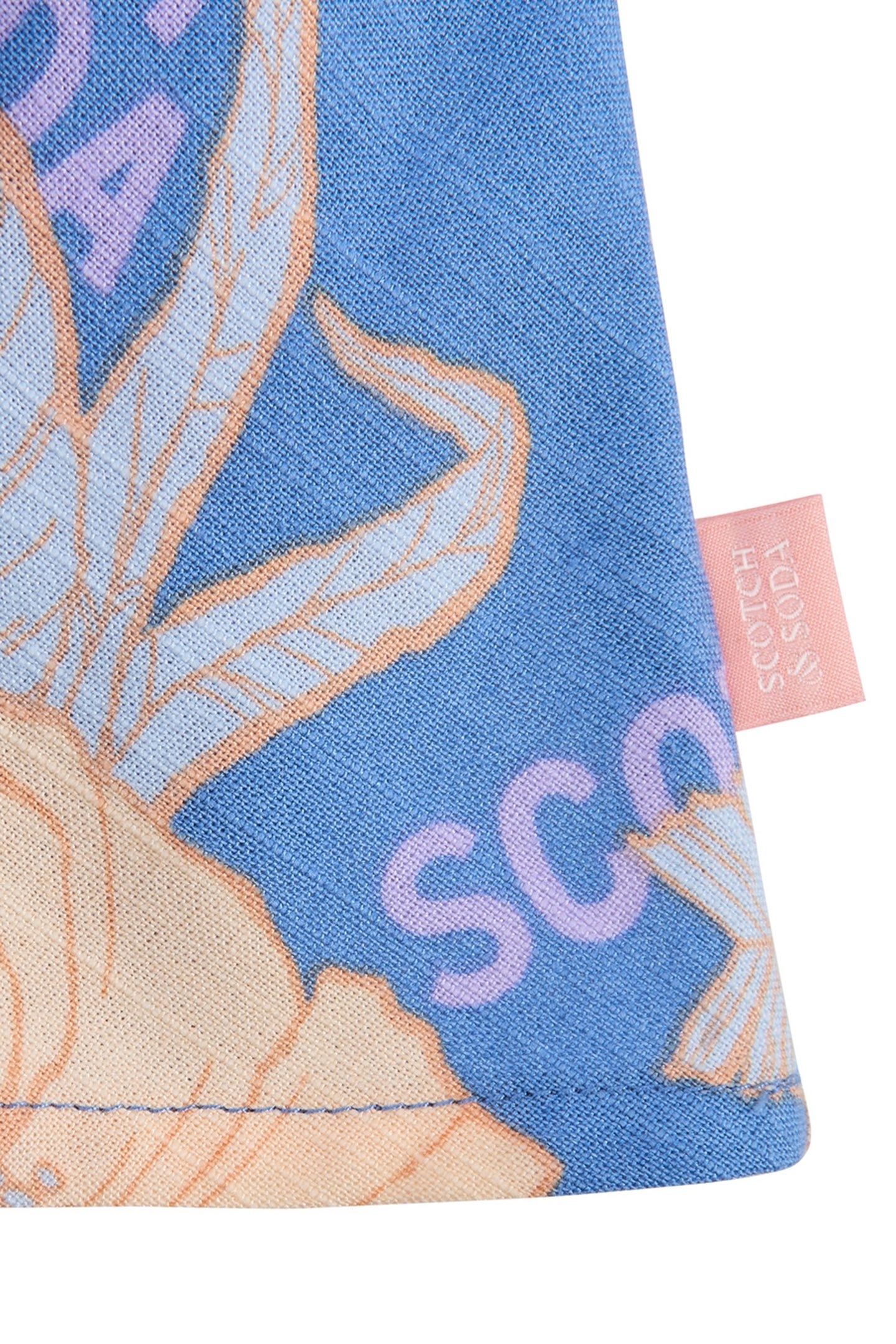 GIRLS ELASTIC WAIST FULL SKIRT W/ BELT BLUE/GREY 3