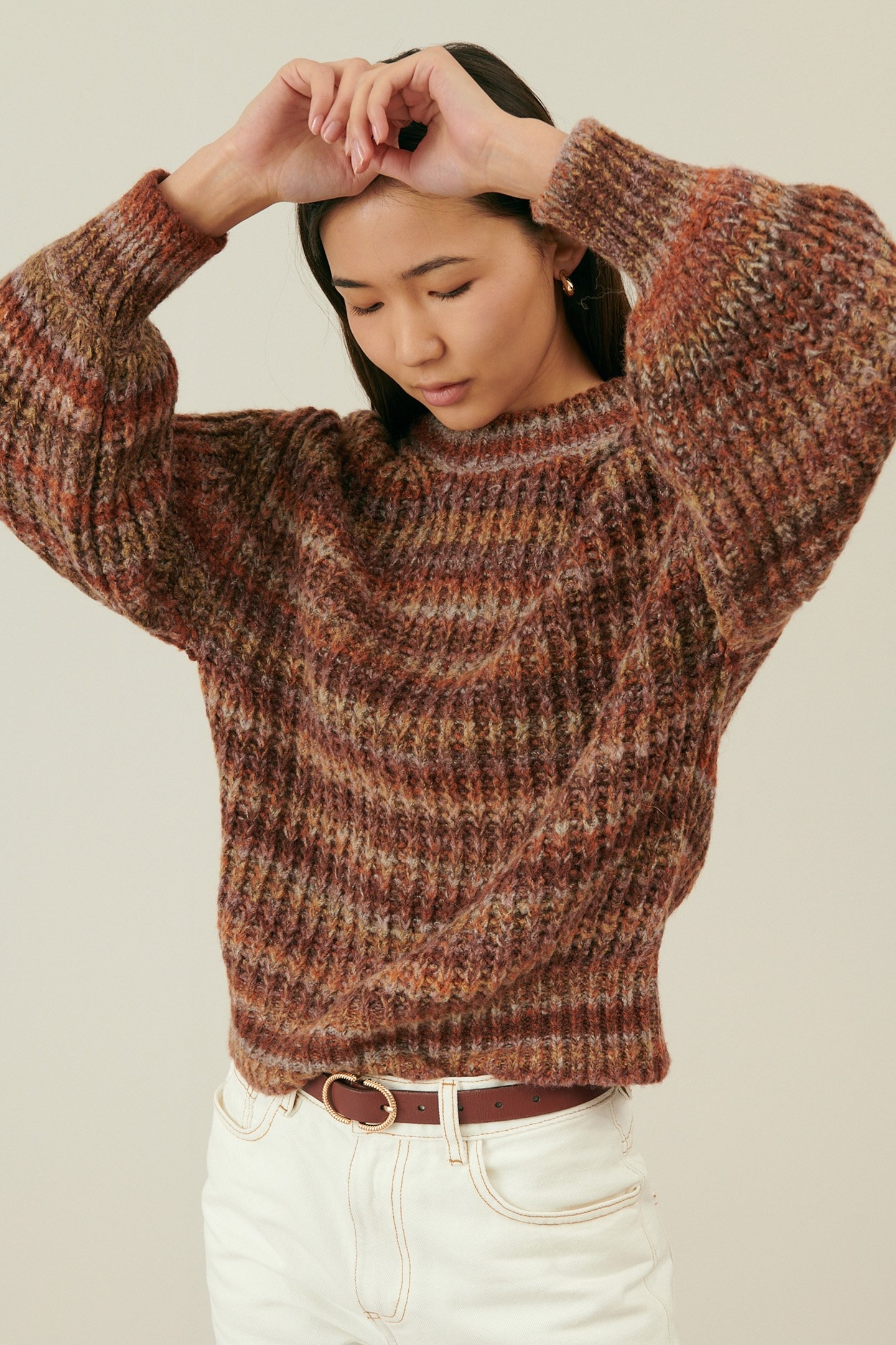 JUMPER DINA CINNAMON STRIPES 4