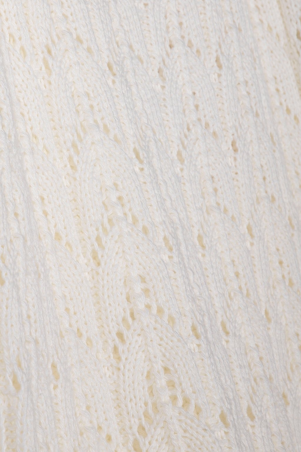 AJOUR KNIT LOOSE FIT T-SHIRT WHISPER WHITE 4