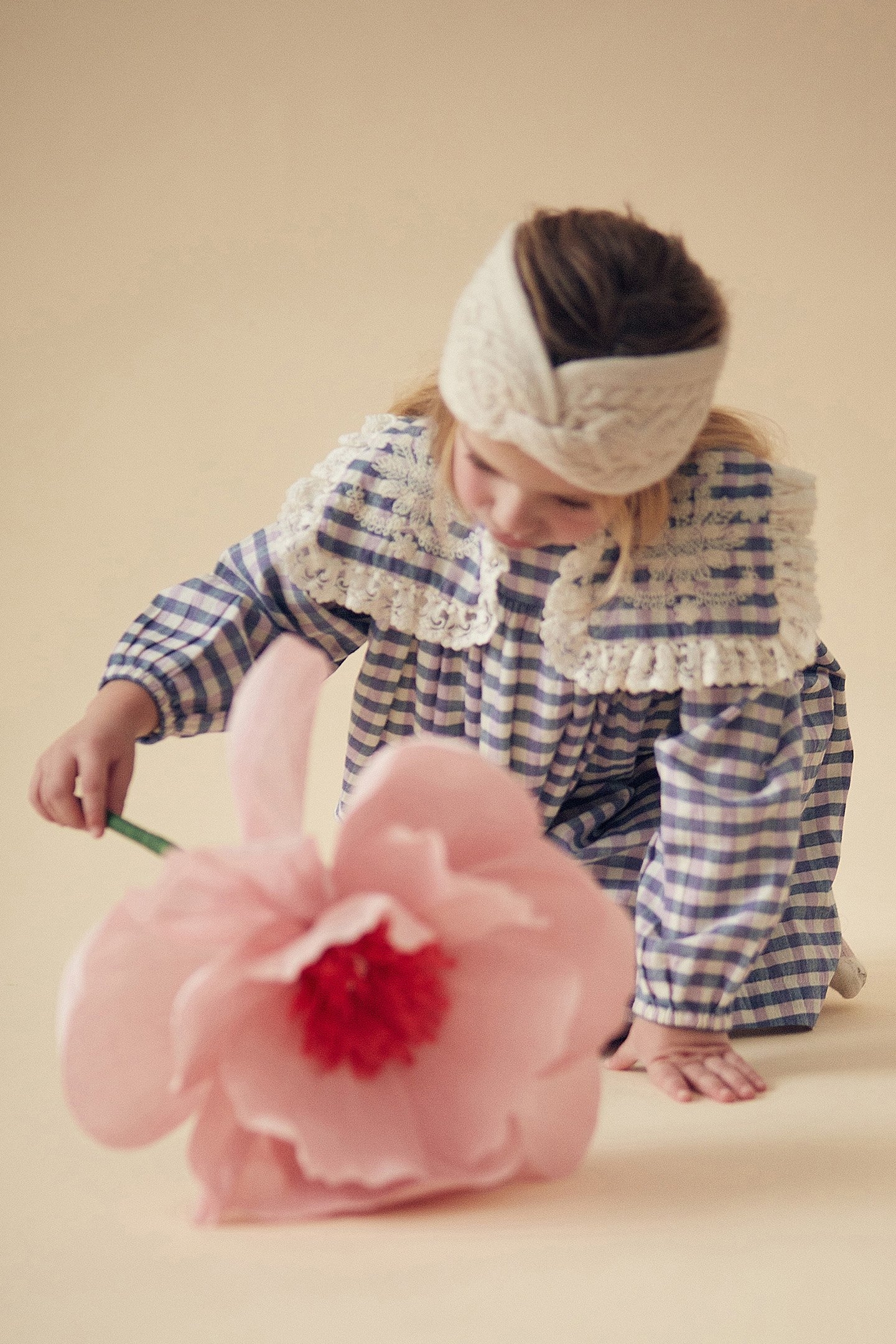 DRESS ARINOLA BLUE & PURPLE CHECKS 7