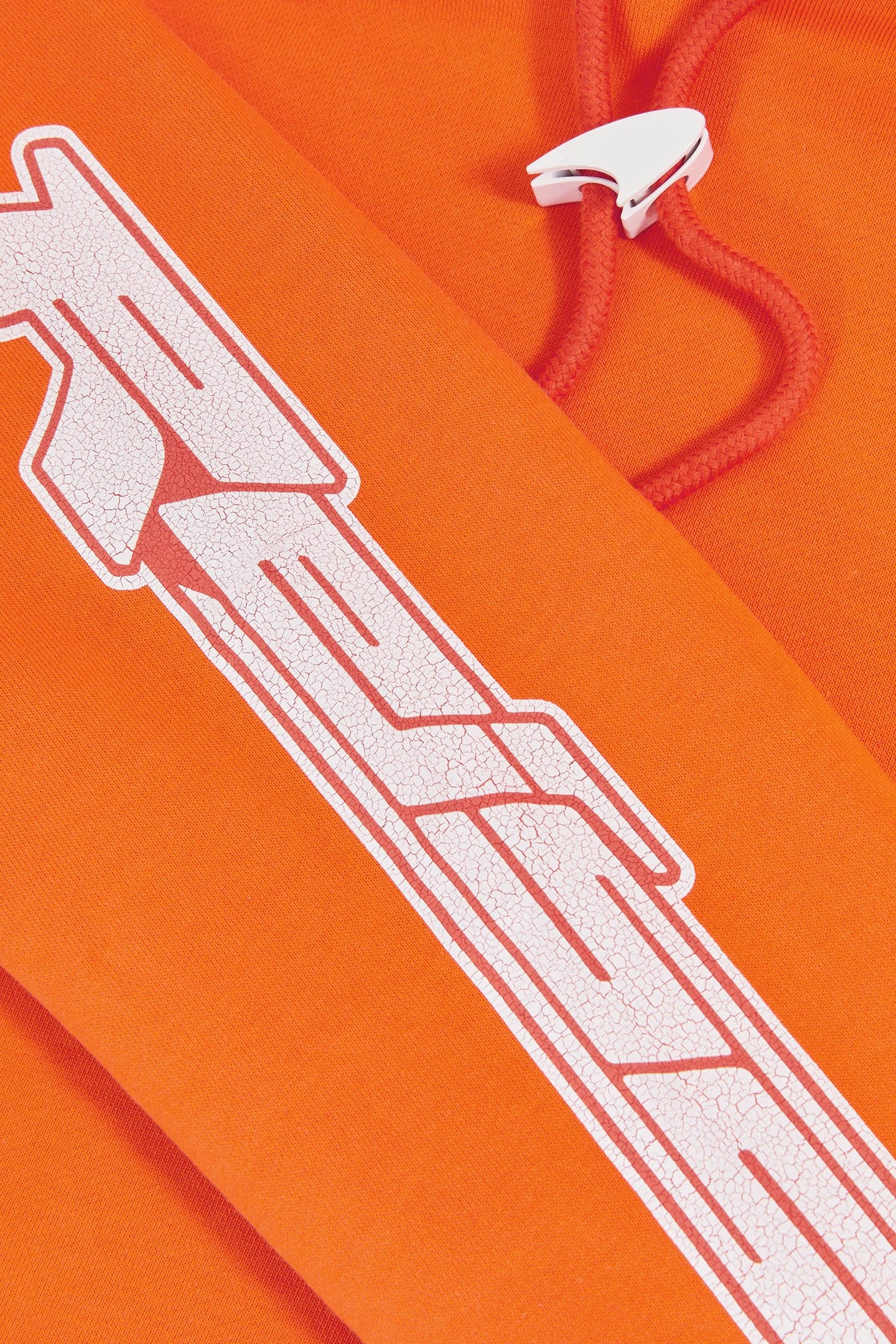 ZAK LS OVERSIZED MCLAREN RACING PRINTED HOODY PAPAYA ORANGE 5