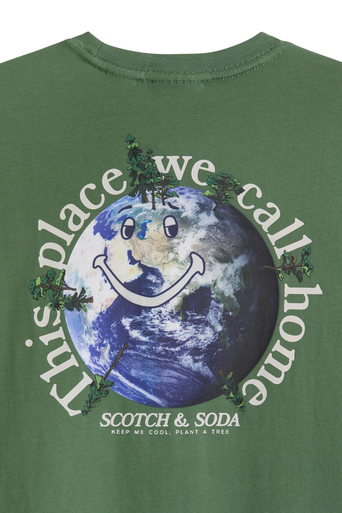 BOYS GRAPHIC T-SHIRT MEDIUM GREEN 3