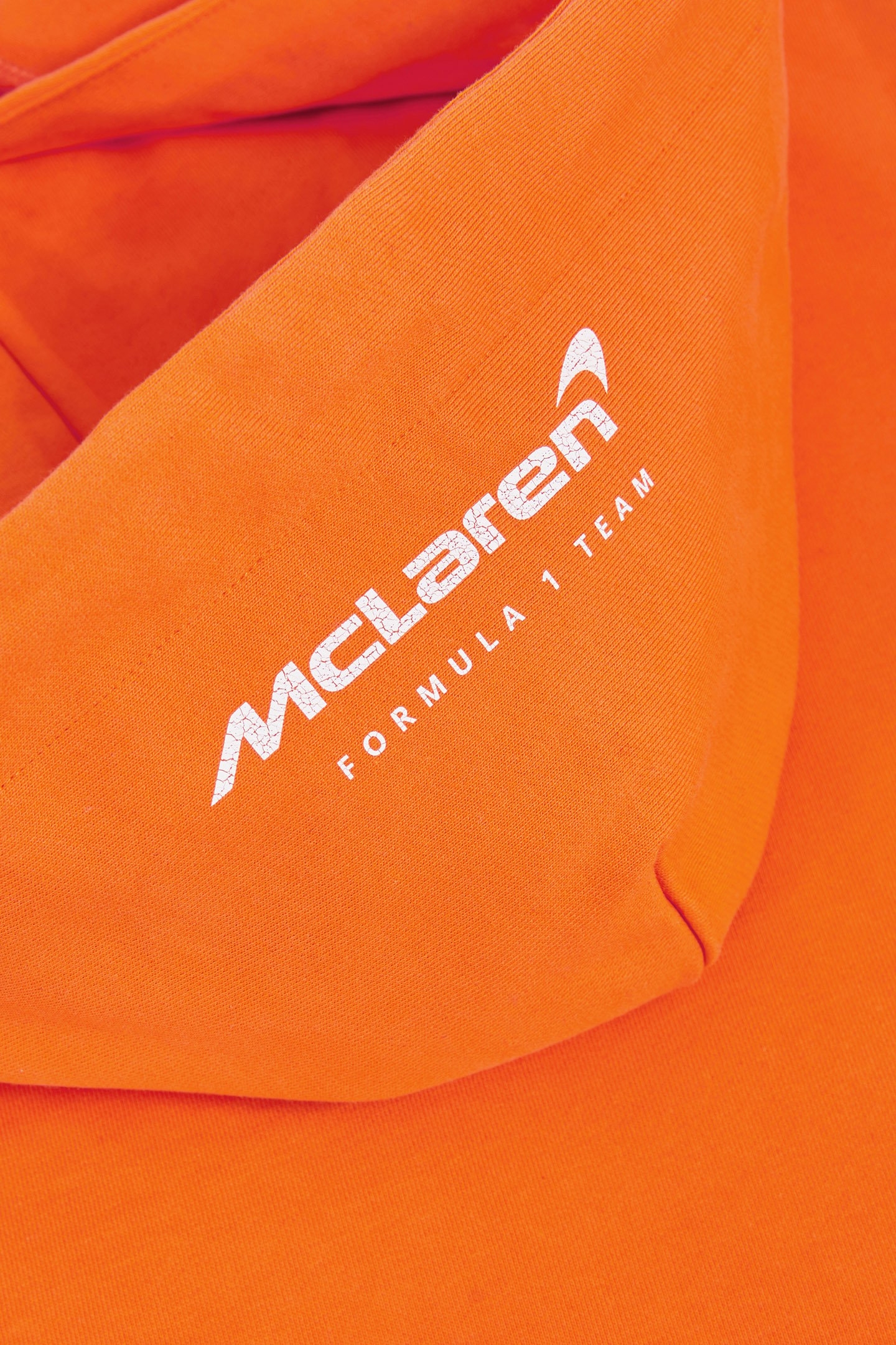 ZAK LS OVERSIZED MCLAREN RACING PRINTED HOODY PAPAYA ORANGE 4