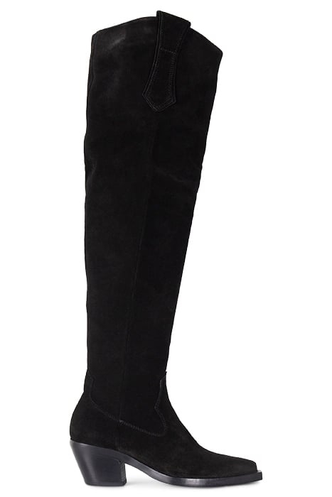 STRAUSS TEXANO CUISSARD SUEDE BLACK 1