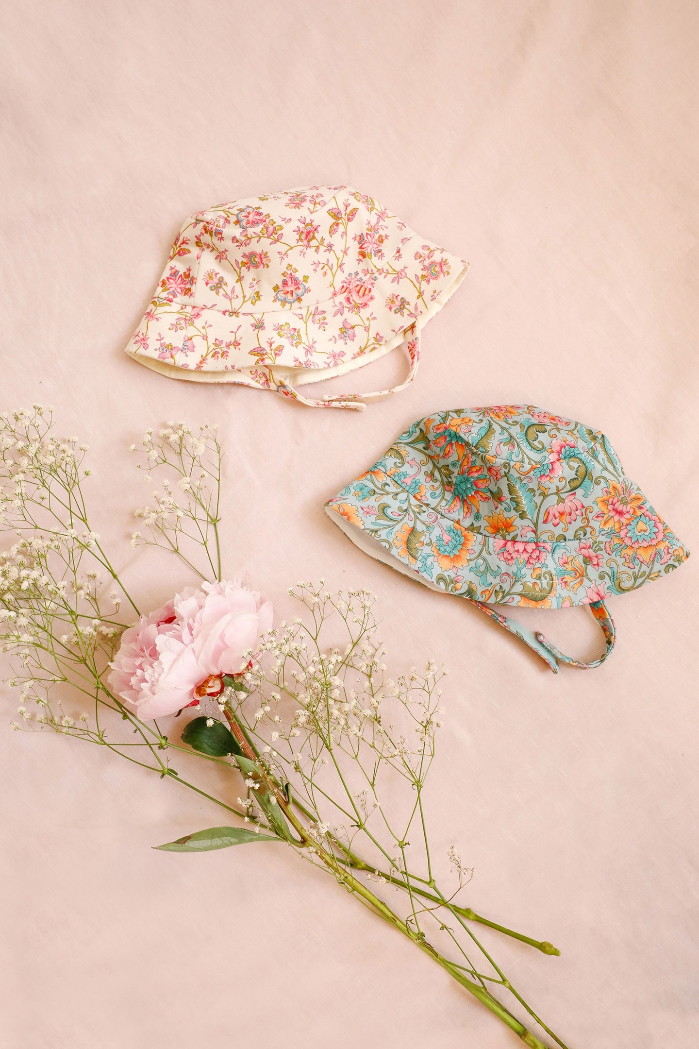 SUN HAT DEVY WATER RIVER FLOWERS 2