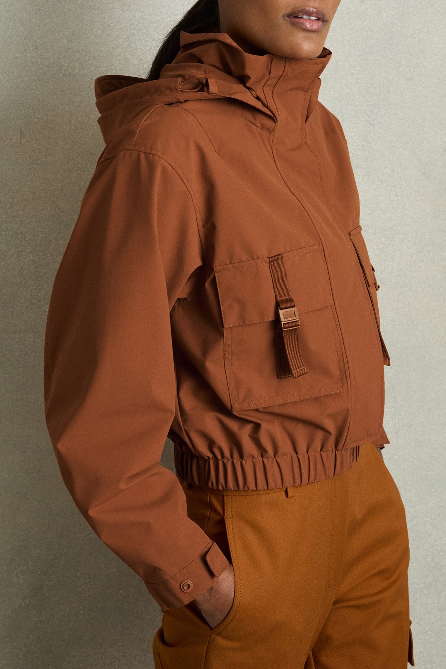 CONNIE TECHNICAL JACKET RUST 4