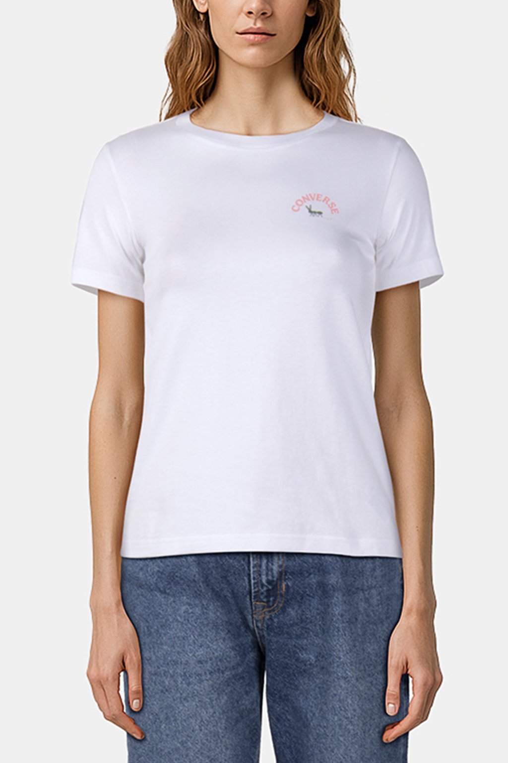 FLOWER GARDEN SLIM-FIT T-SHIRT WHITE 1