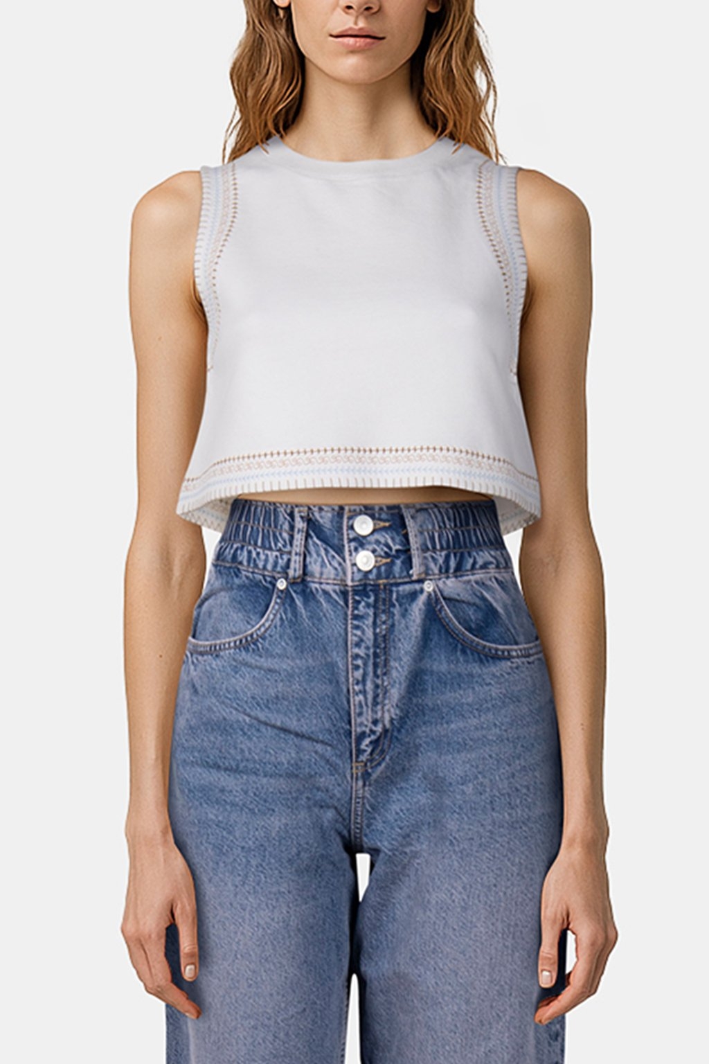 CROCHET LILA TOP CHALK WHITE 1