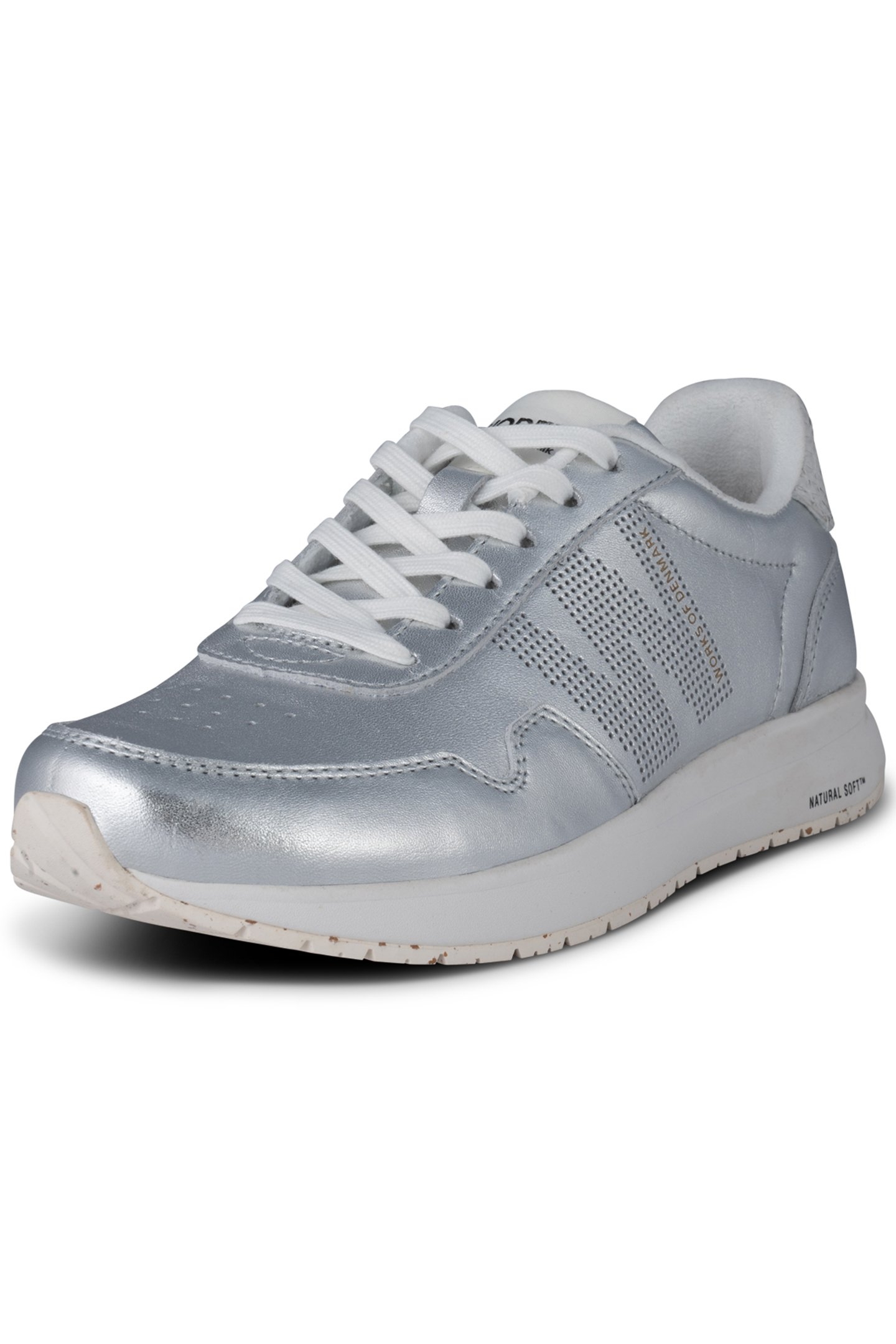 NORA NATURAL SOFT METALLIC SILVER 6