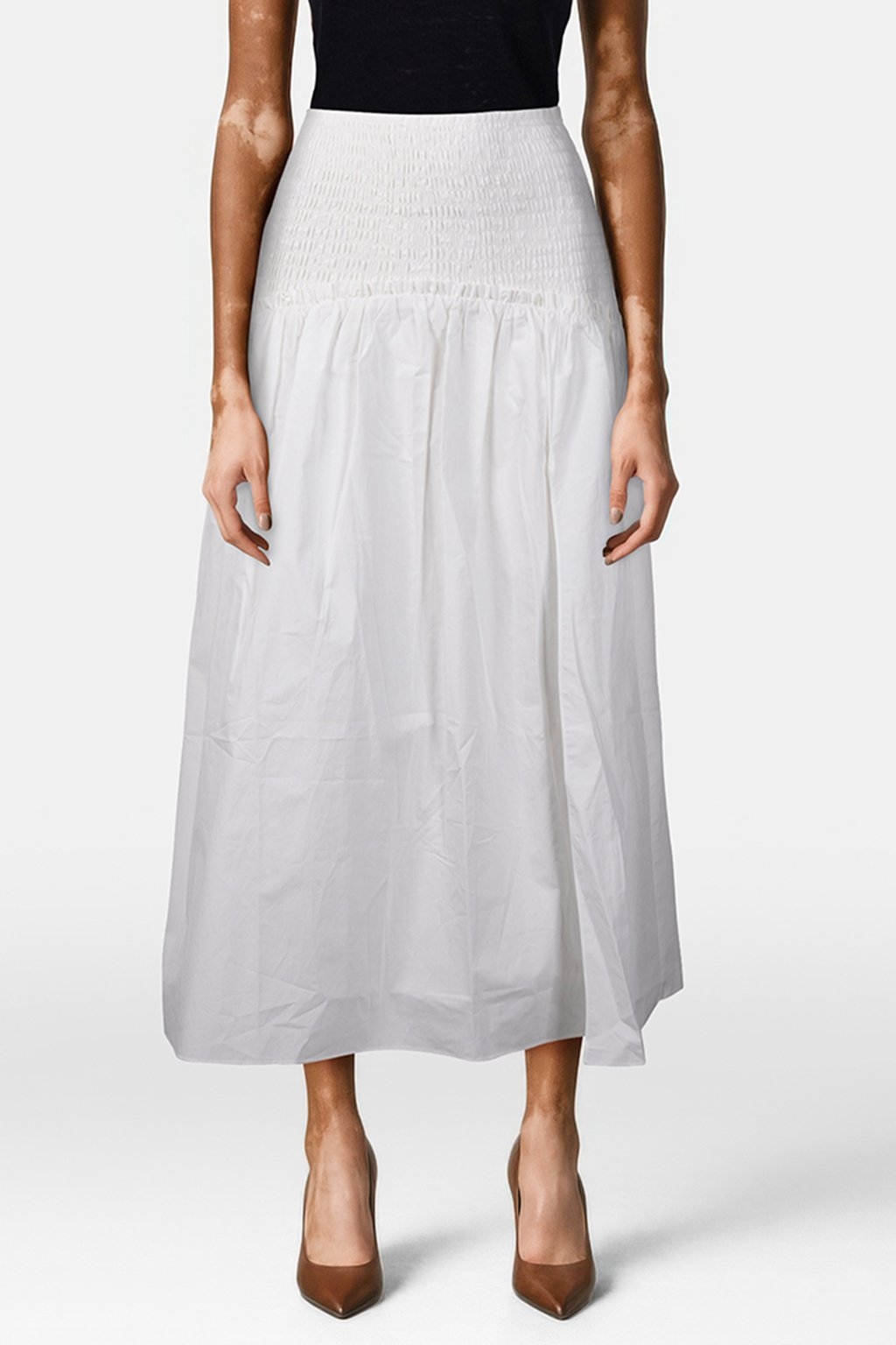 ALEX SKIRT CHALK WHITE 1