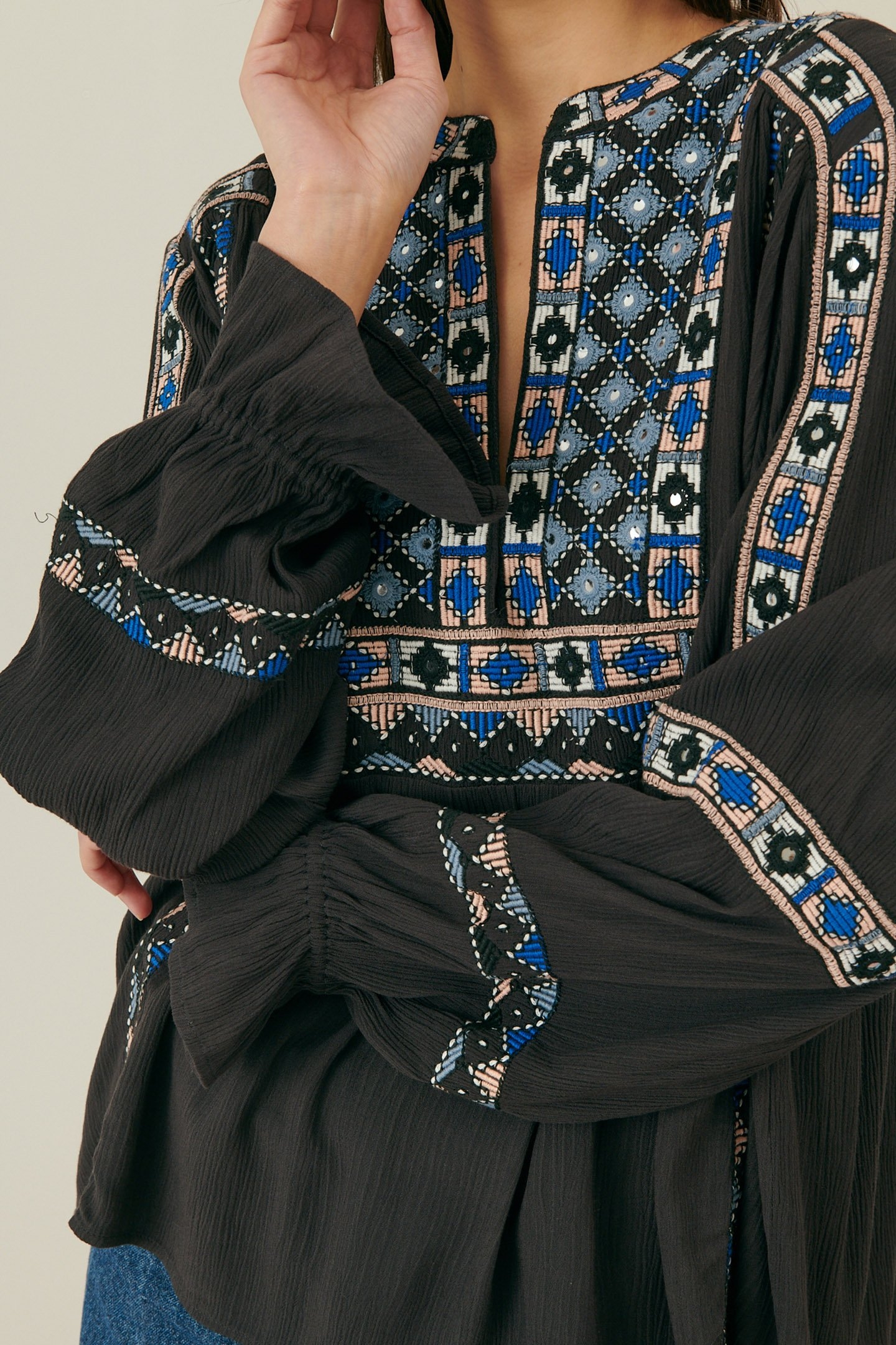 BLOUSE MARIELLA CHARCOAL 6