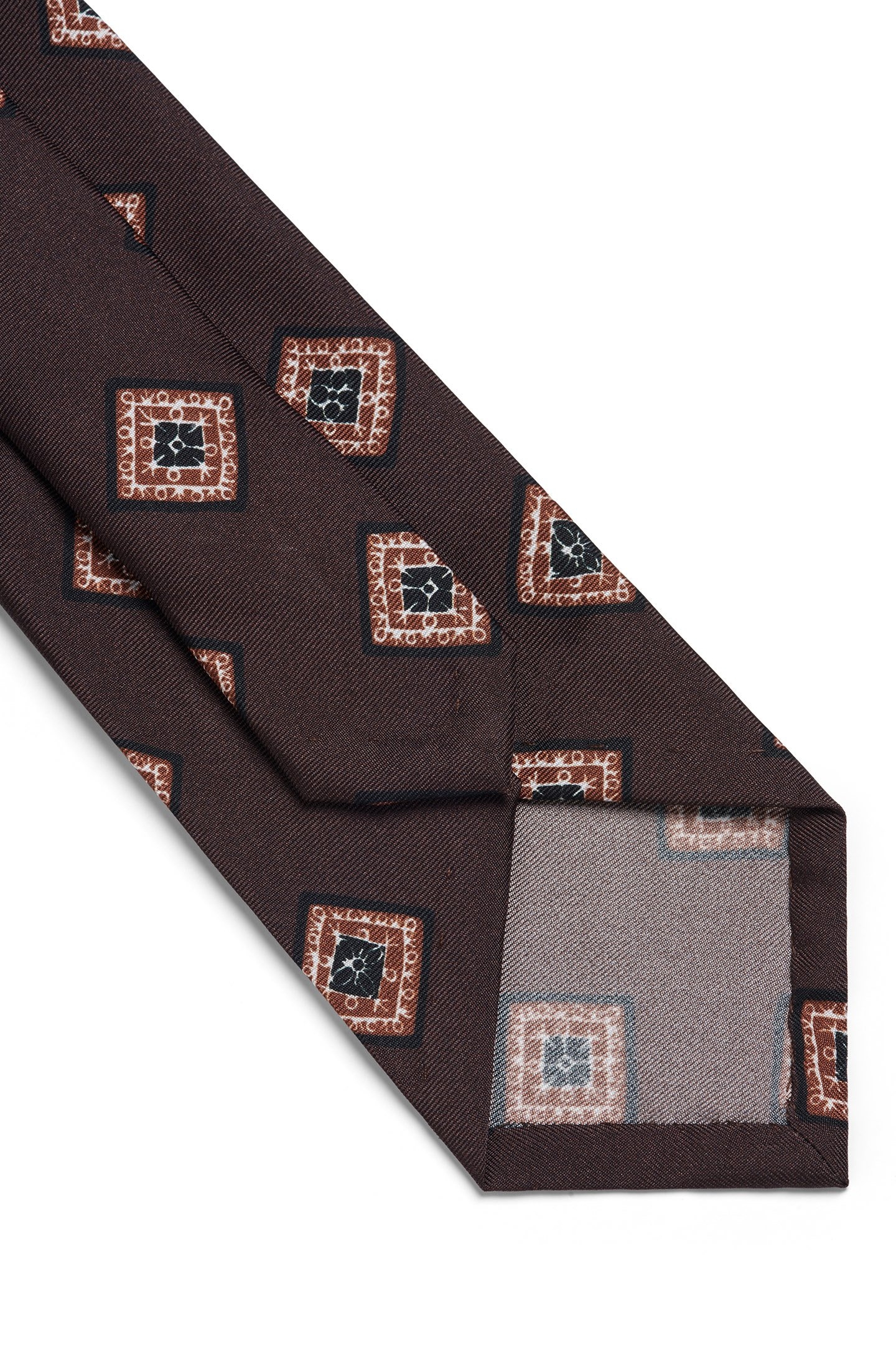 BROWN GRAPHIC TIE BROWN 3