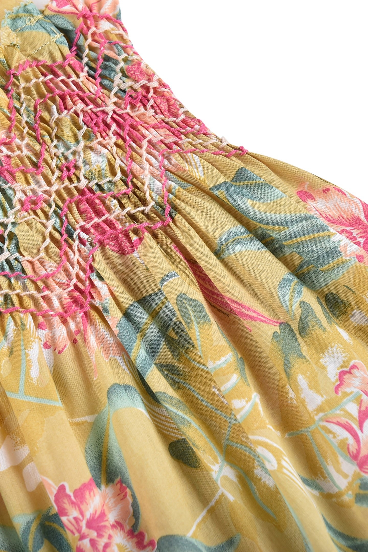 DRESS MARCELINE SOFT HONEY PARROTS 7