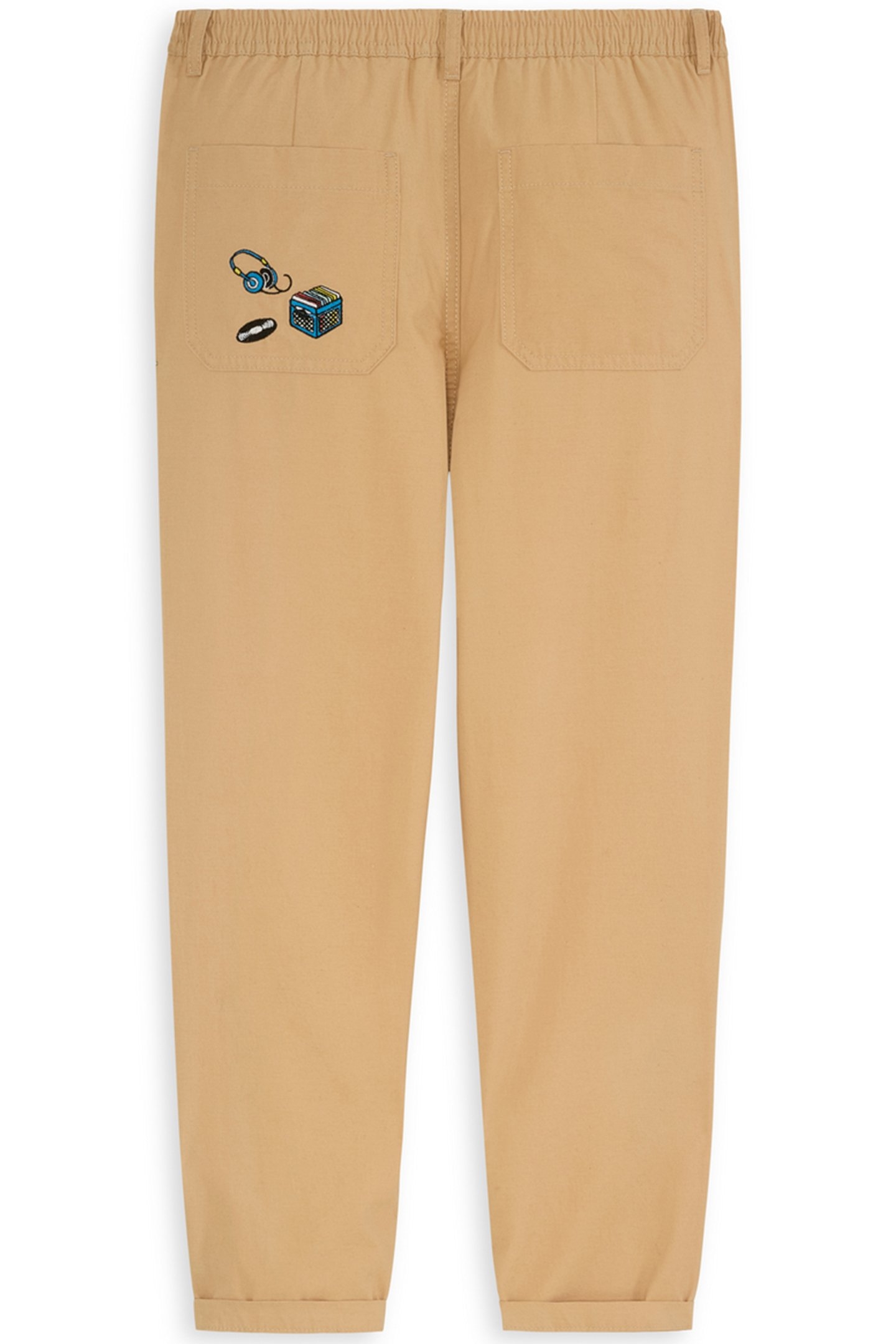 BOYS HALF PANAMA PANT LT PASTEL BROWN 2