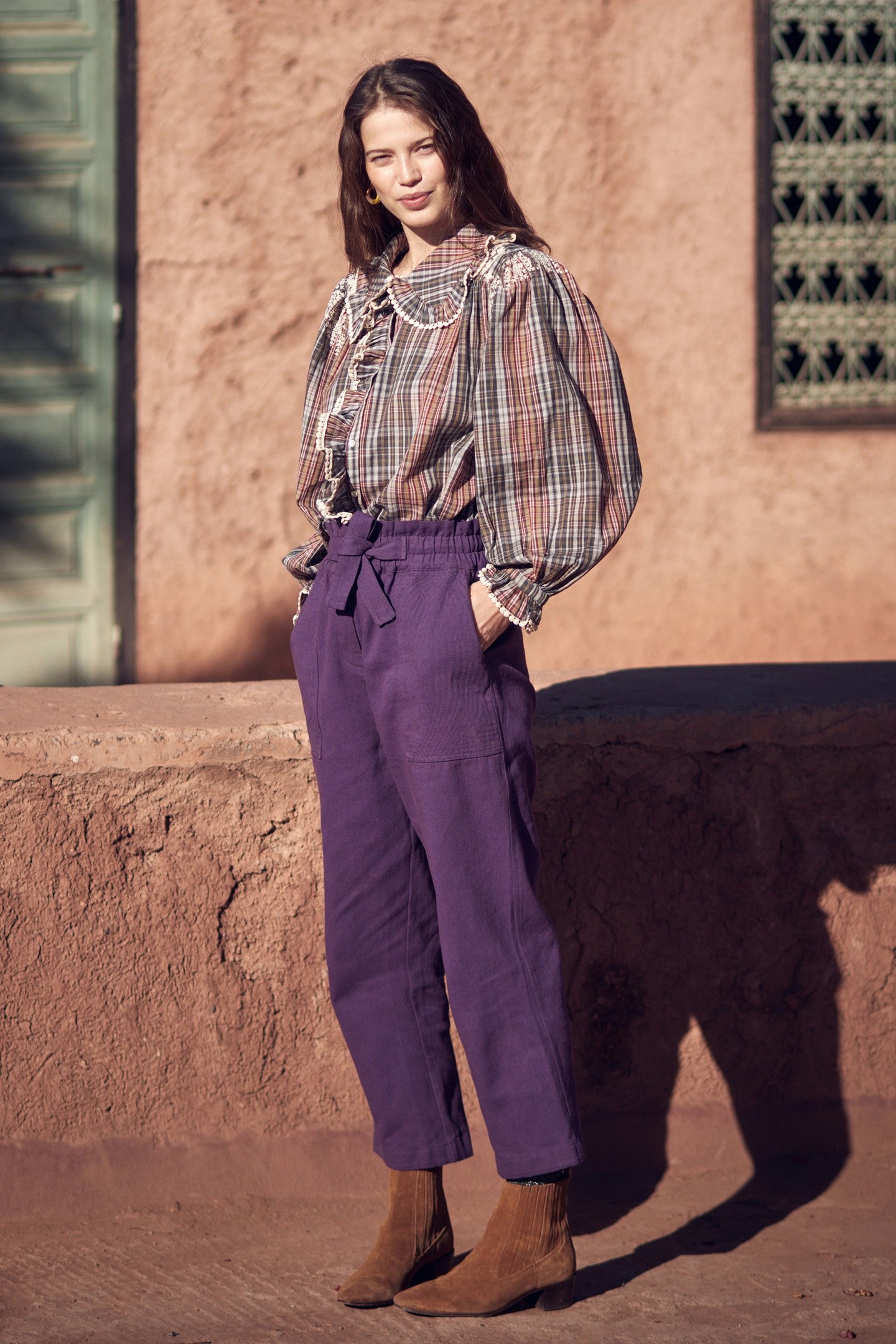 SHIRT JEAN GREEN CHECKS 1