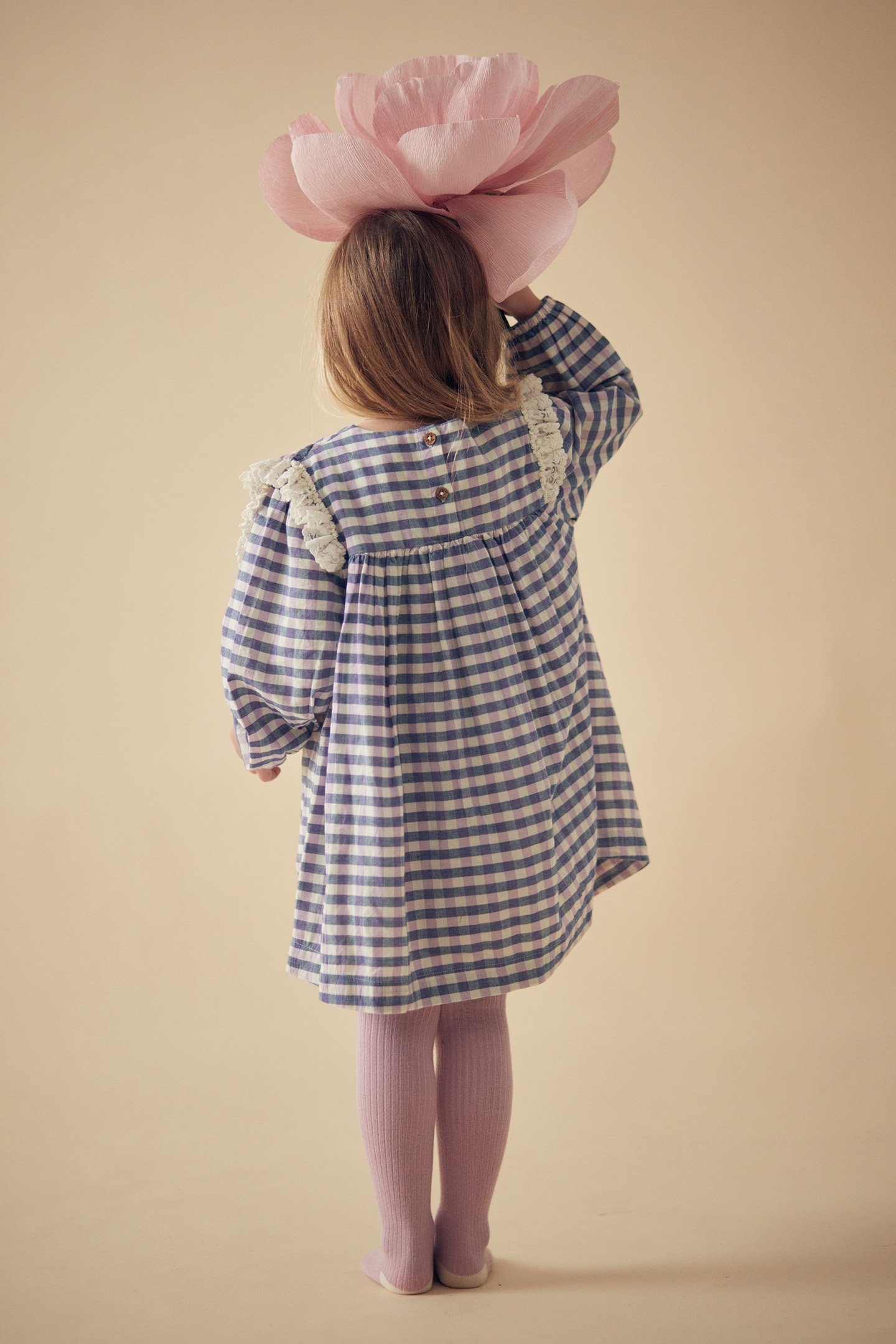 DRESS ARINOLA BLUE & PURPLE CHECKS 2