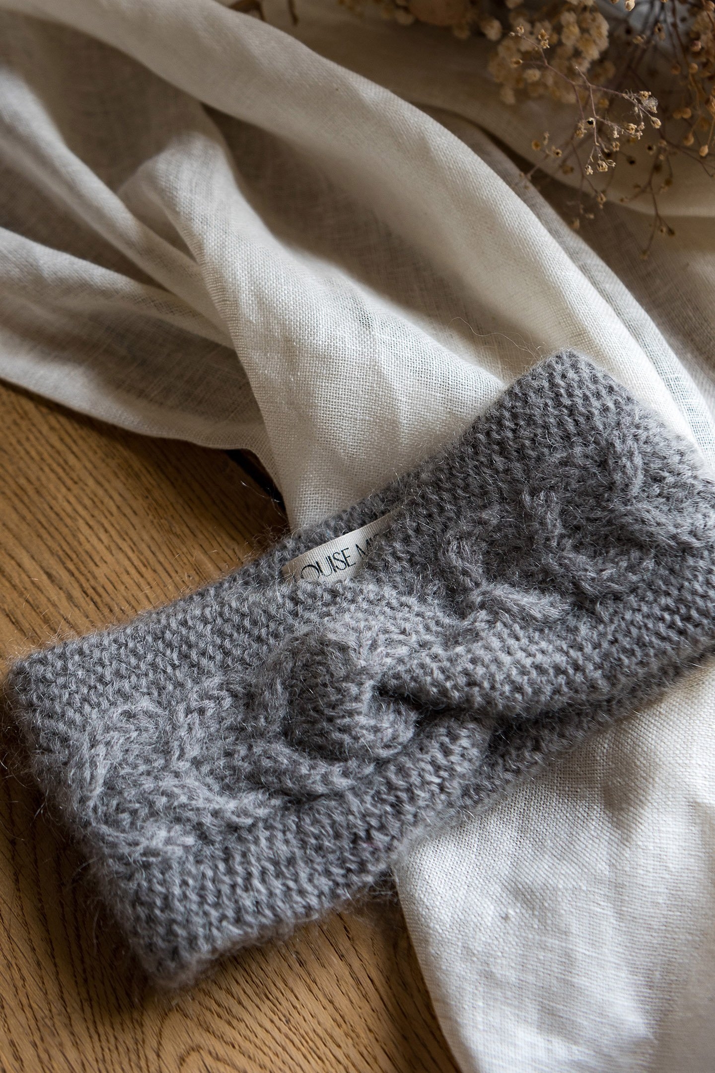 HEADBAND SIDONY MELANGE GREY 2