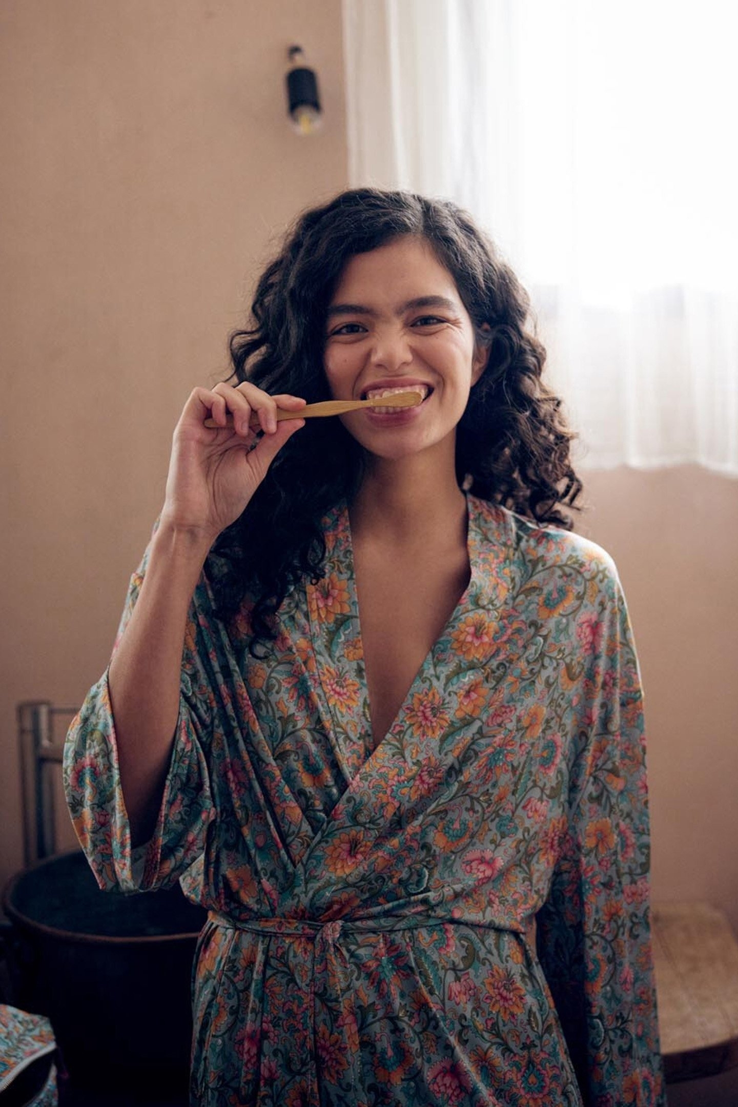 KIMONO YOKI WATER RIVER FLOWERS 6