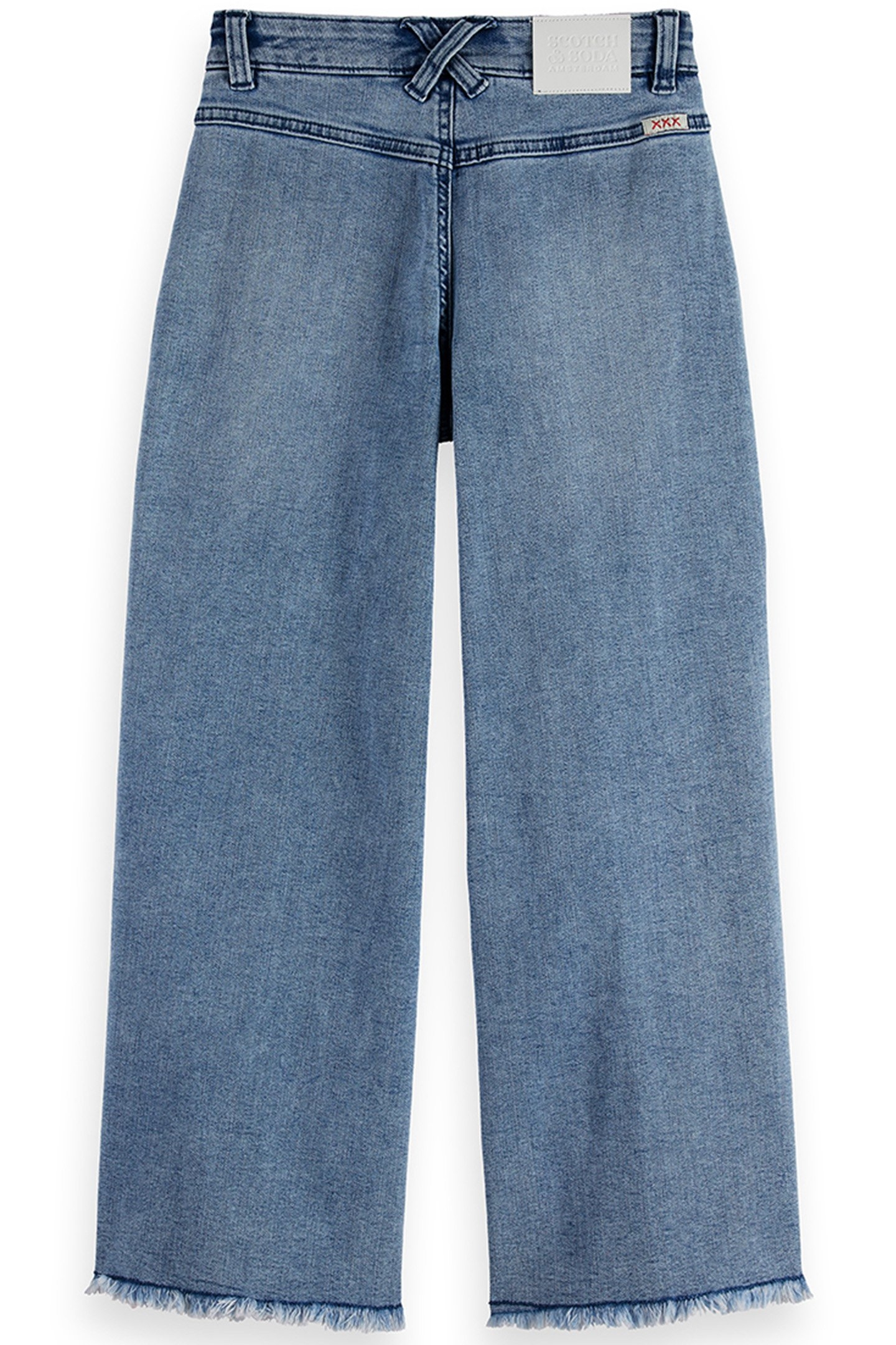 S&S GIRLS DENIM GROUP STRETCH DENIM WIDE LEG JEANS COASTAL B 2