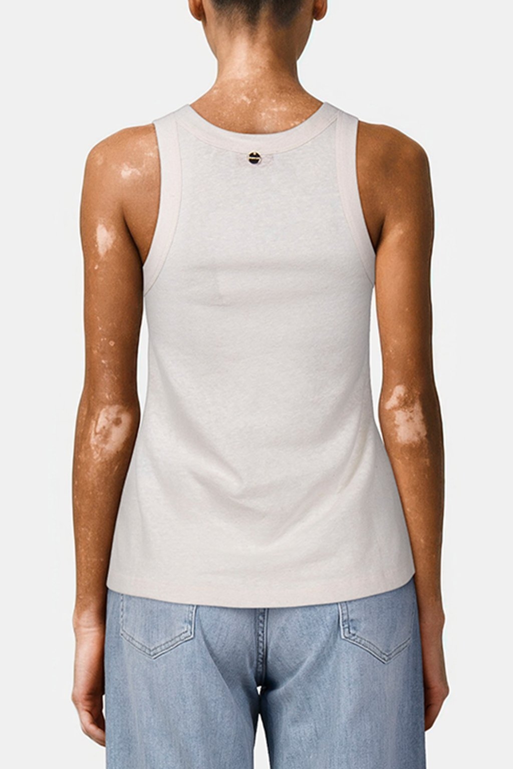 LINEN TOP WHISPER WHITE 2