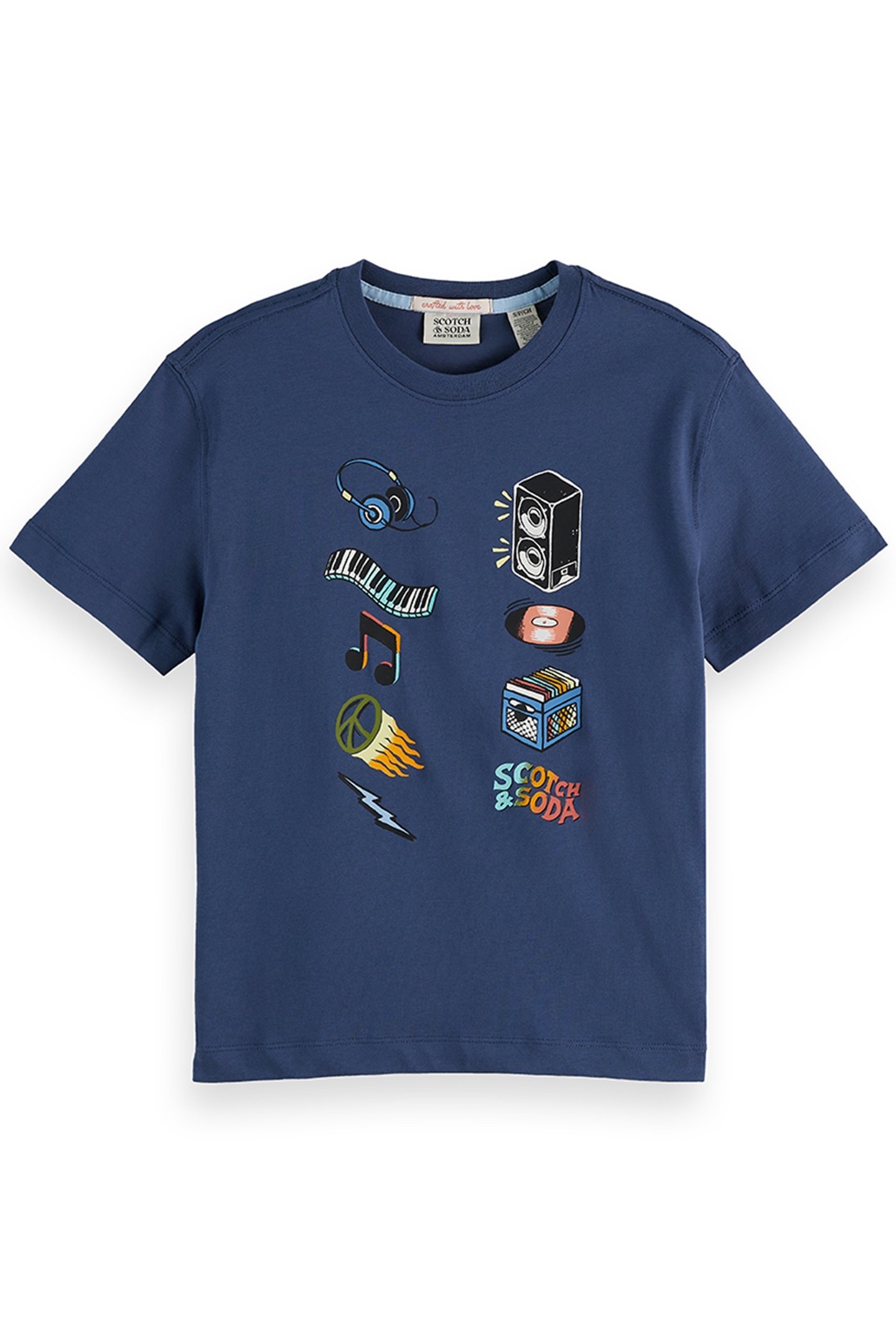 BOYS GRAPHIC T-SHIRT DARK OBSIDIAN 1