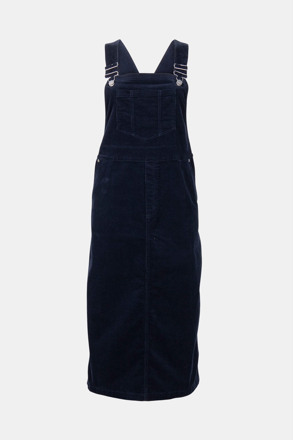 EMMIE ORGANIC CORD MIDI PINNY DARK NAVY 3