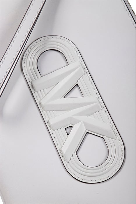 WRISTLET CLUTCH BAG WITH LOGO IN WHITE 5