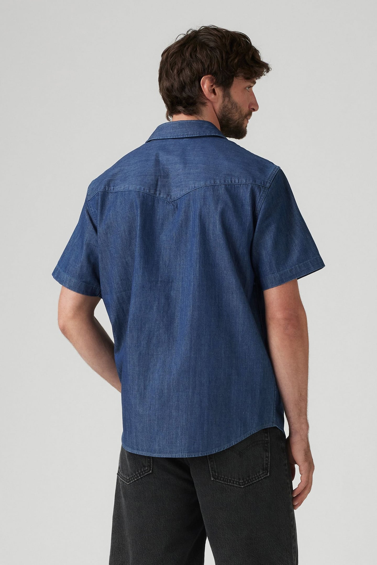 SS RELAXED FIT WESTERN OLSEN DARK WASH 2