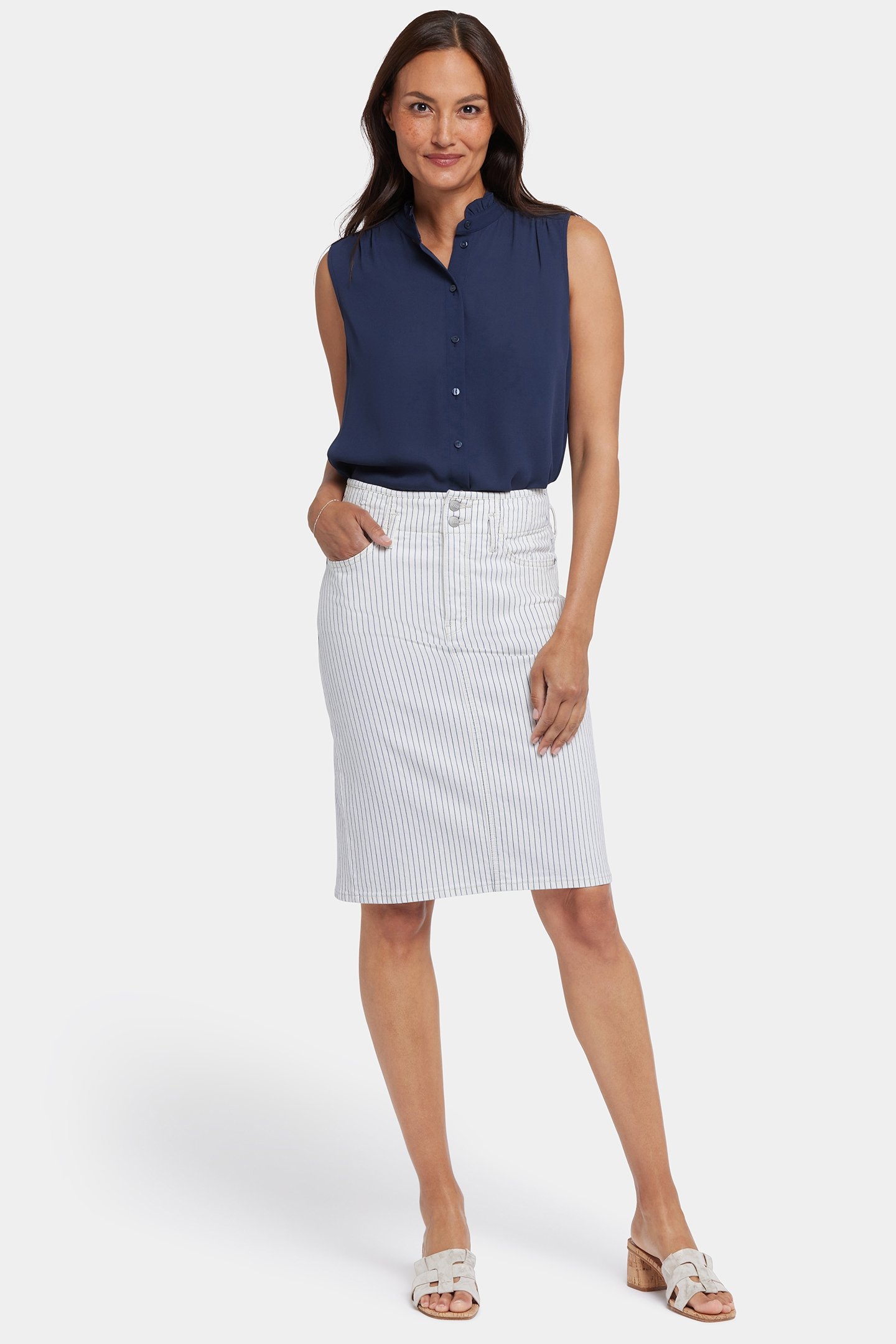 HIGH RISE SKIRT HOLLYWOOD PALENCIA STRIPE 4