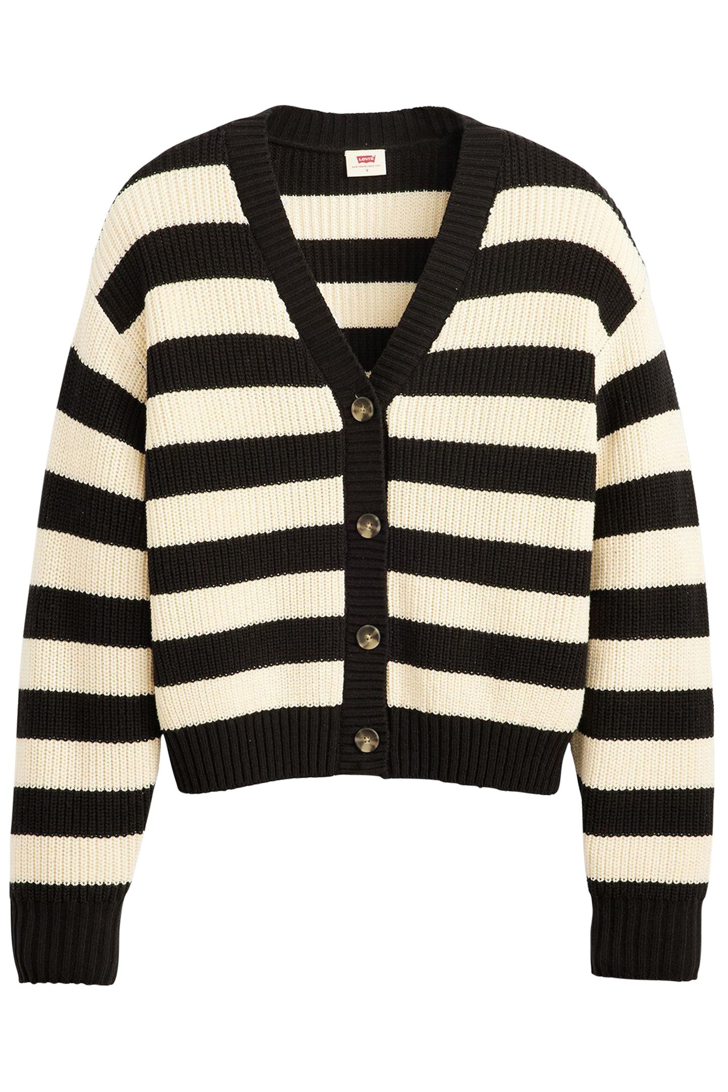 SNOWFLAKE CARDIGAN BUTTERFLY STRIPE CAVIAR 3
