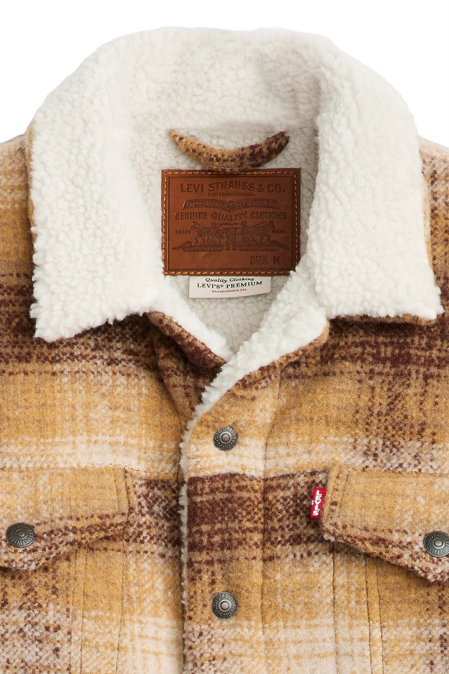 PLAID TYPE3 SHERPA TRUCK WESTIN PLAID CURRY 6