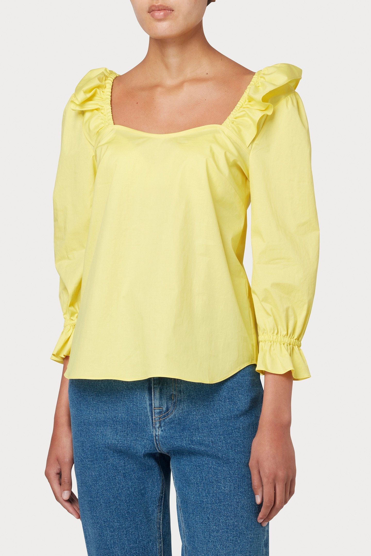 WOMENS TOP ACID YELLOW 1
