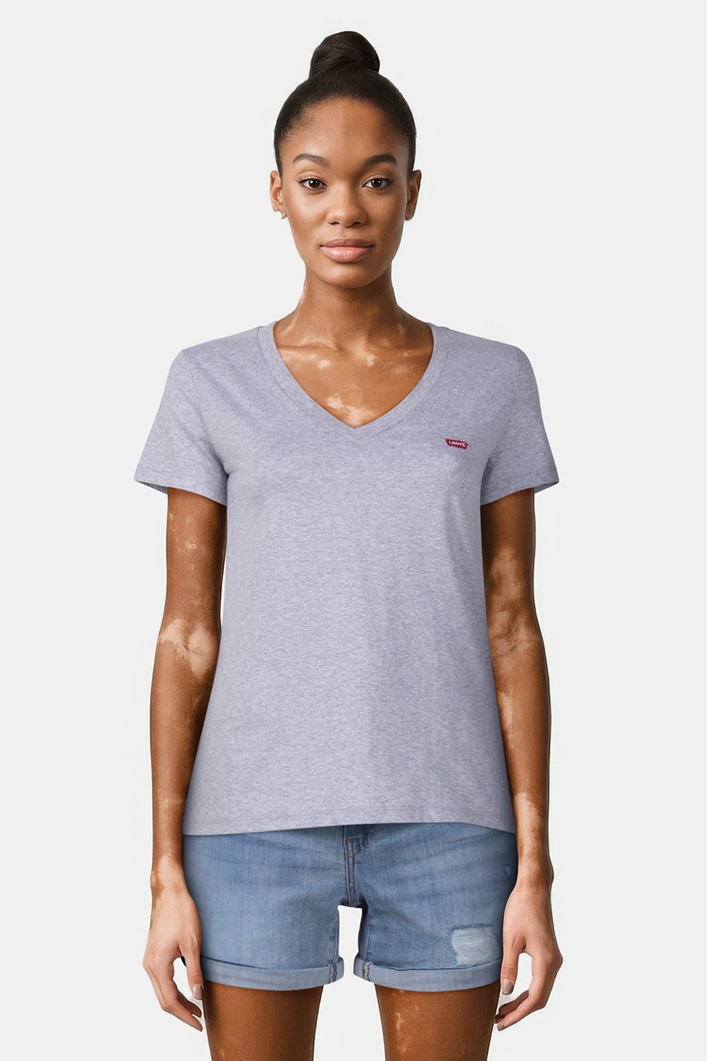 LSEPERFECT VNECK LSE STARSTRUCK HEATHER 1