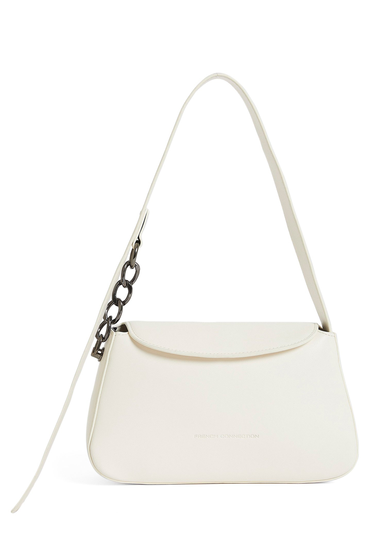 CHAIN BAGUETTE BAG WHITE 1