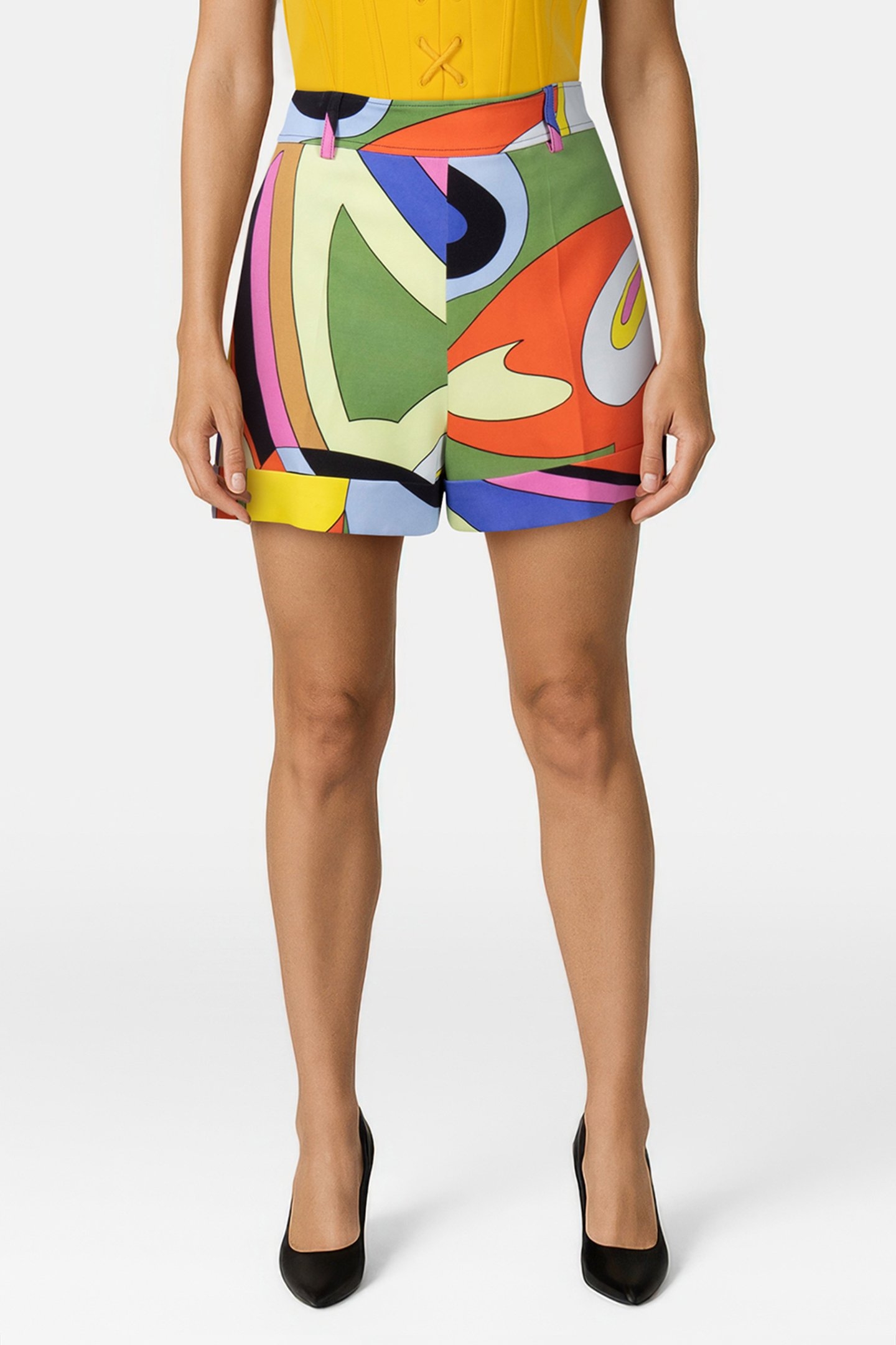 SHORTS GREY MULTICOLOR 1