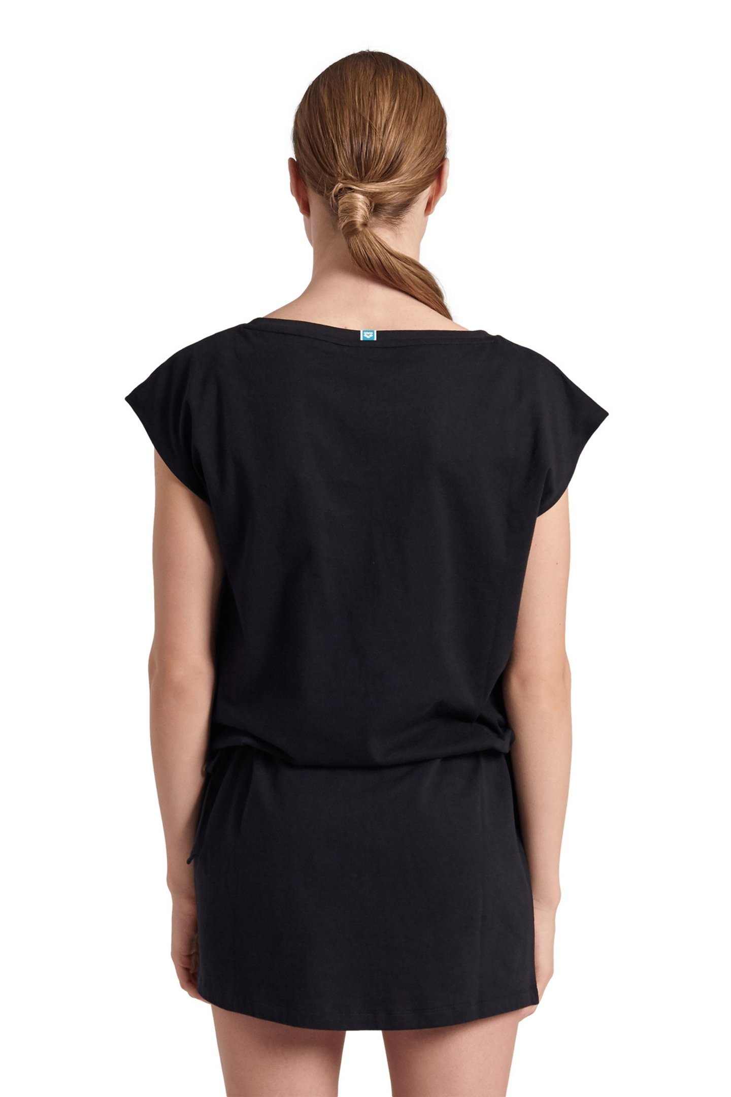 WOMEN'S ARENA LOGO DRESS BLACK-WHITE 2