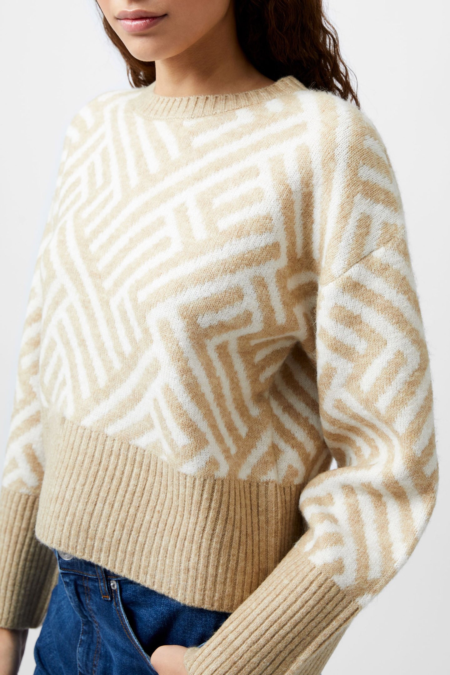 MARTINA GRAPHIC JUMPER INCENSE/CLASSIC CRM 4