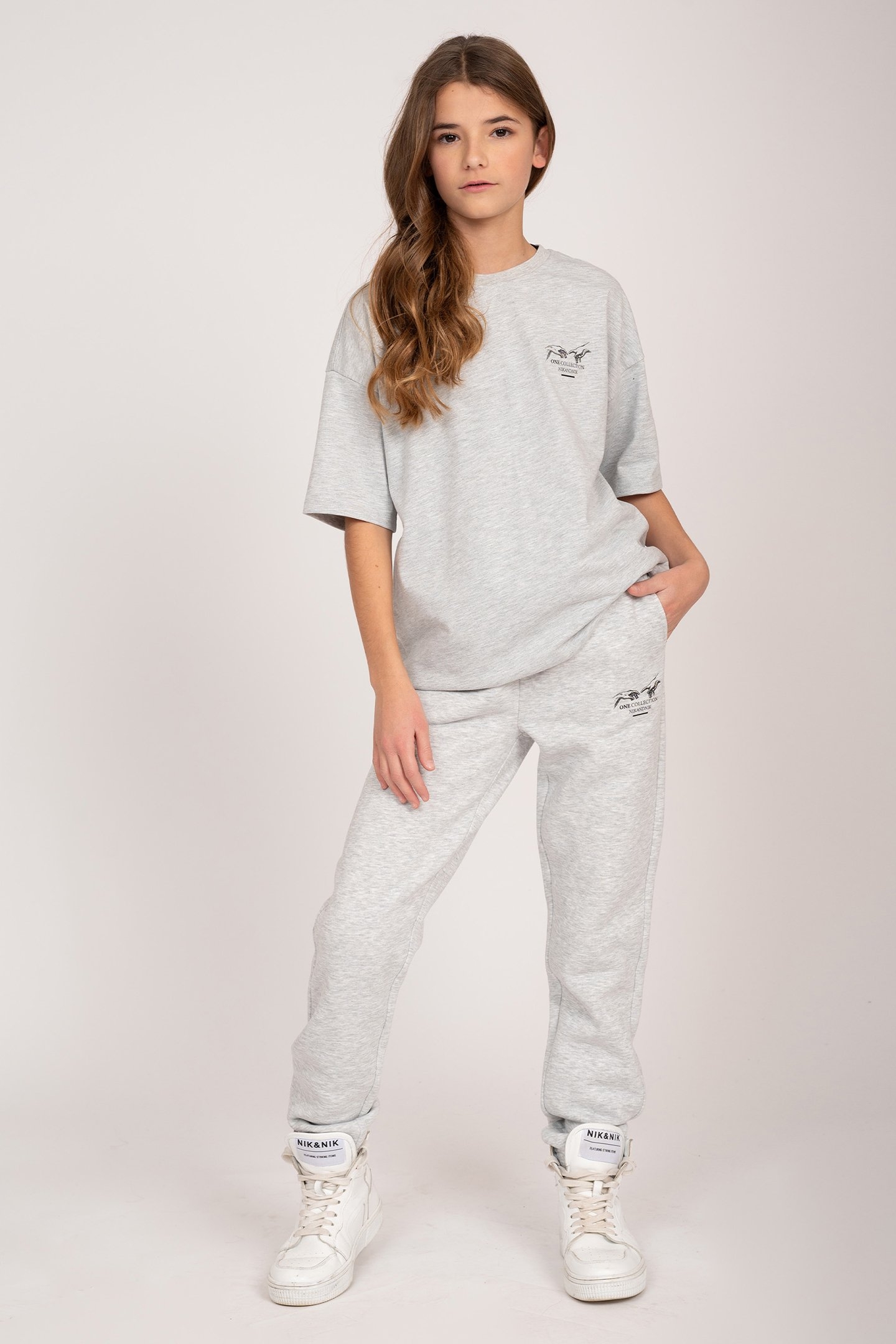 CREATION SWEATPANTS GREY MELANGE 2