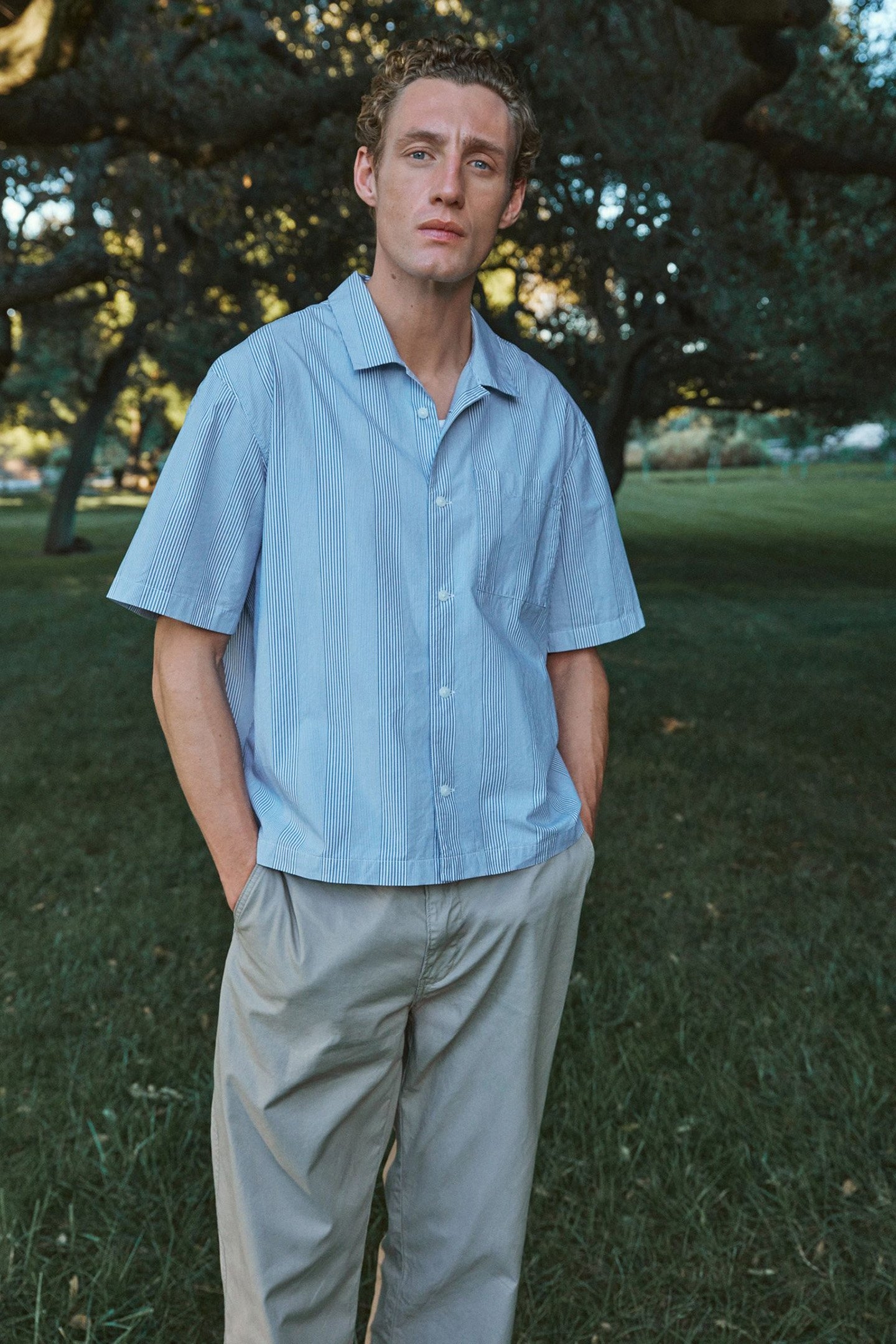 SS TOWNES BOXY SHIRT ALEXXIS STRIPE HAMP 7