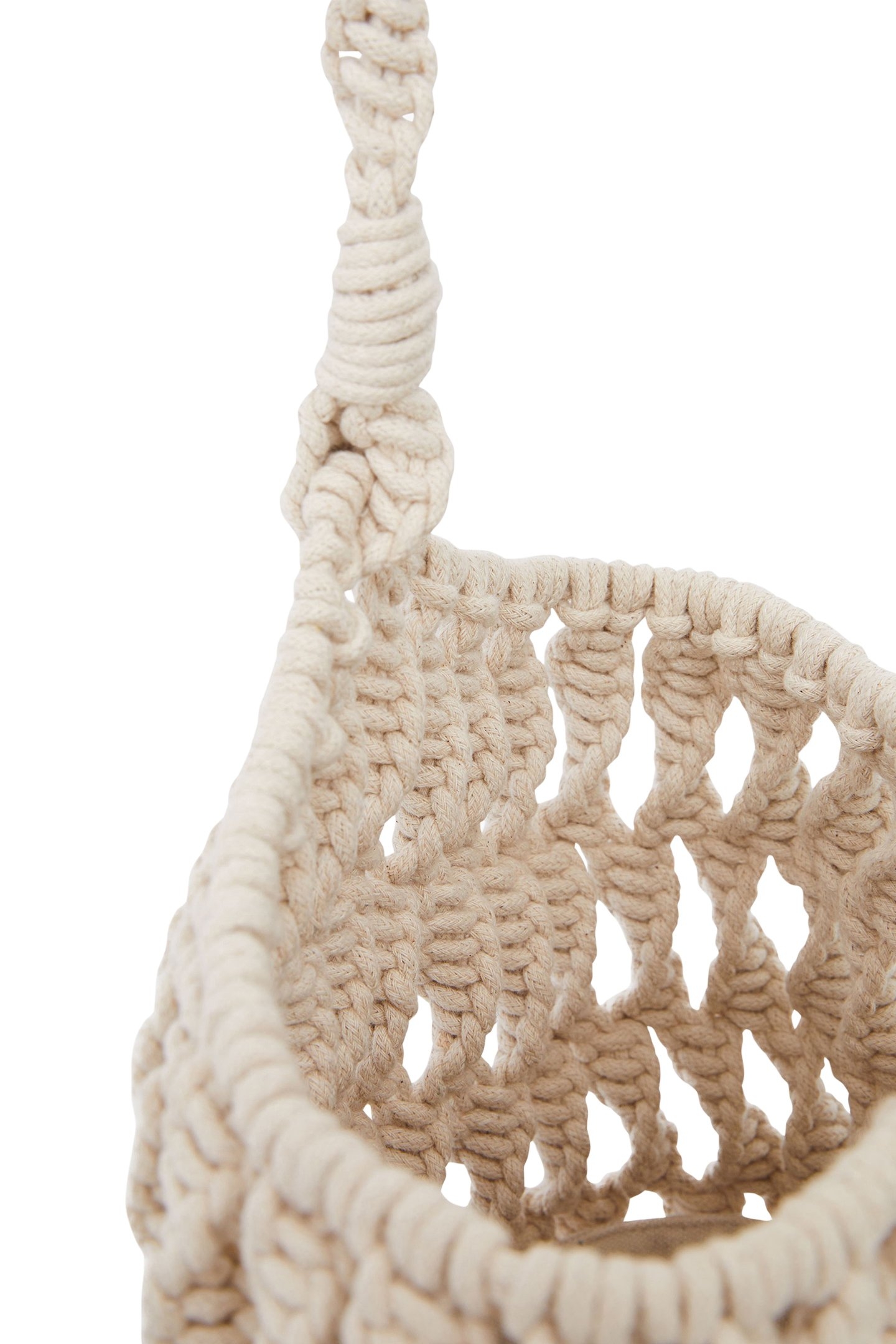 MACRAME BAG ECRU 2