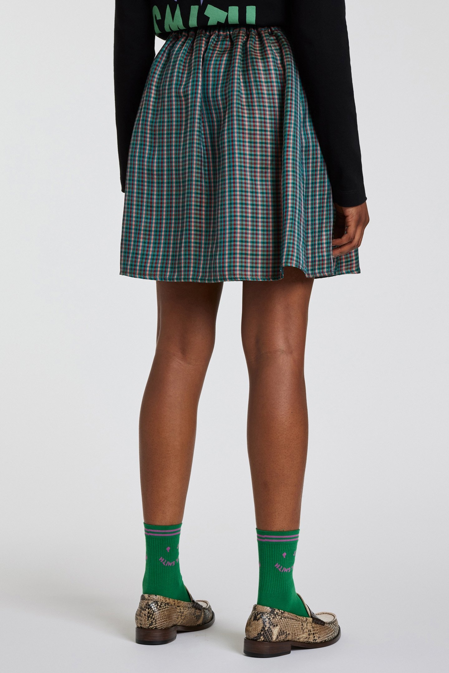 WOMENS SKIRT PETROL GREEN 2